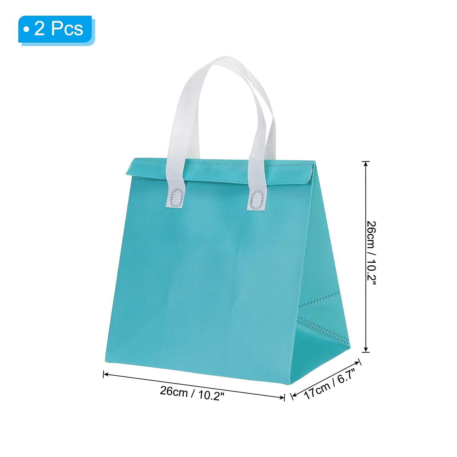 2pcs Insulated Lunch Bag, Leakproof Lunch Tote Bag for Office