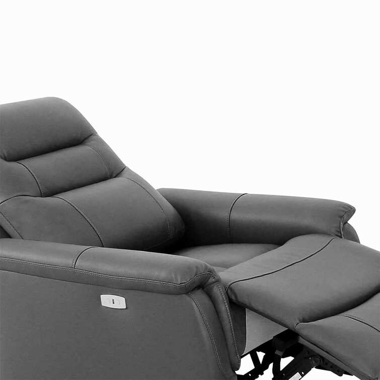 DENOSEN Modern Faux Leather Power Recliner Chair with USB Ports