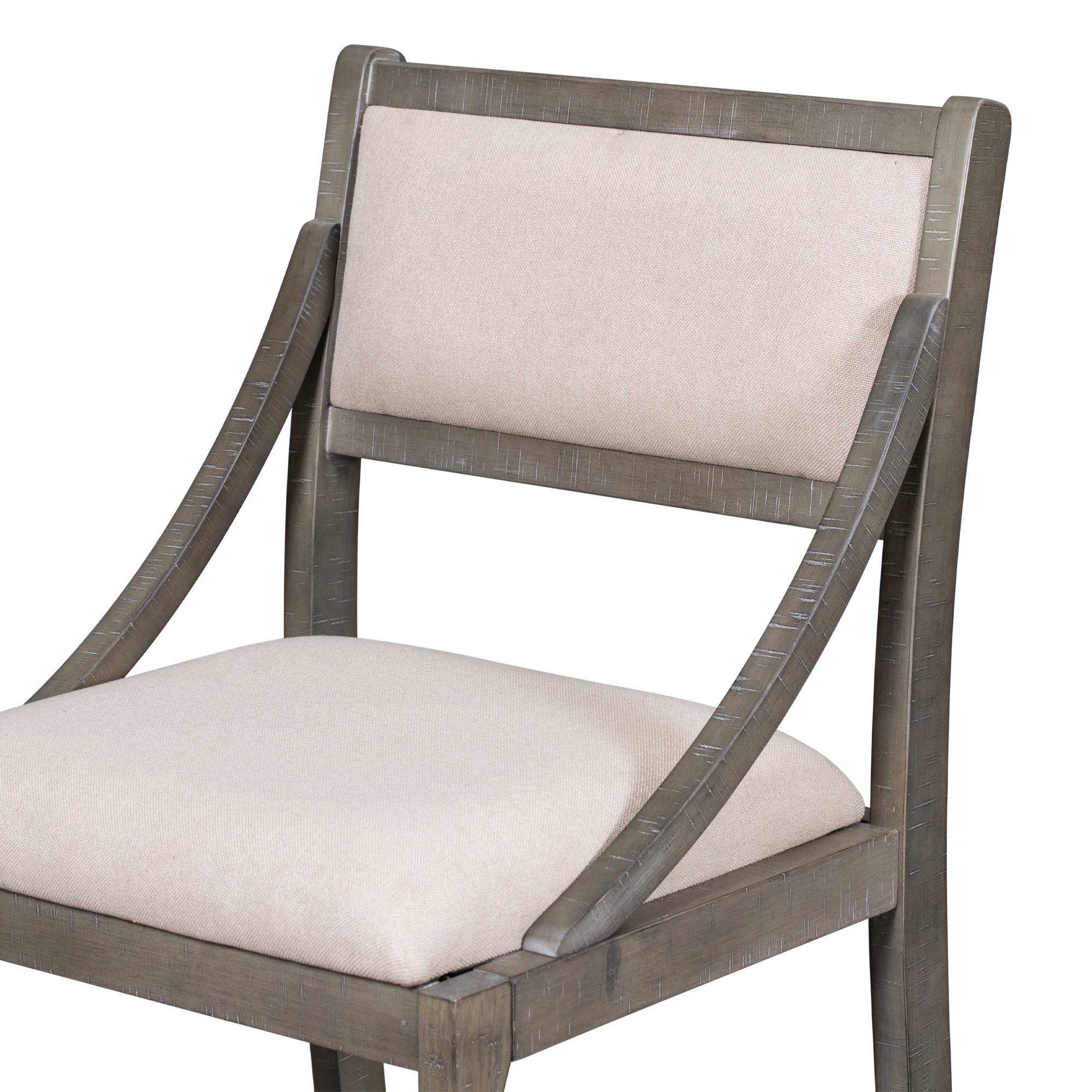 Wood Upholstered Dining Chairs with Solid Wood Legs and Frame