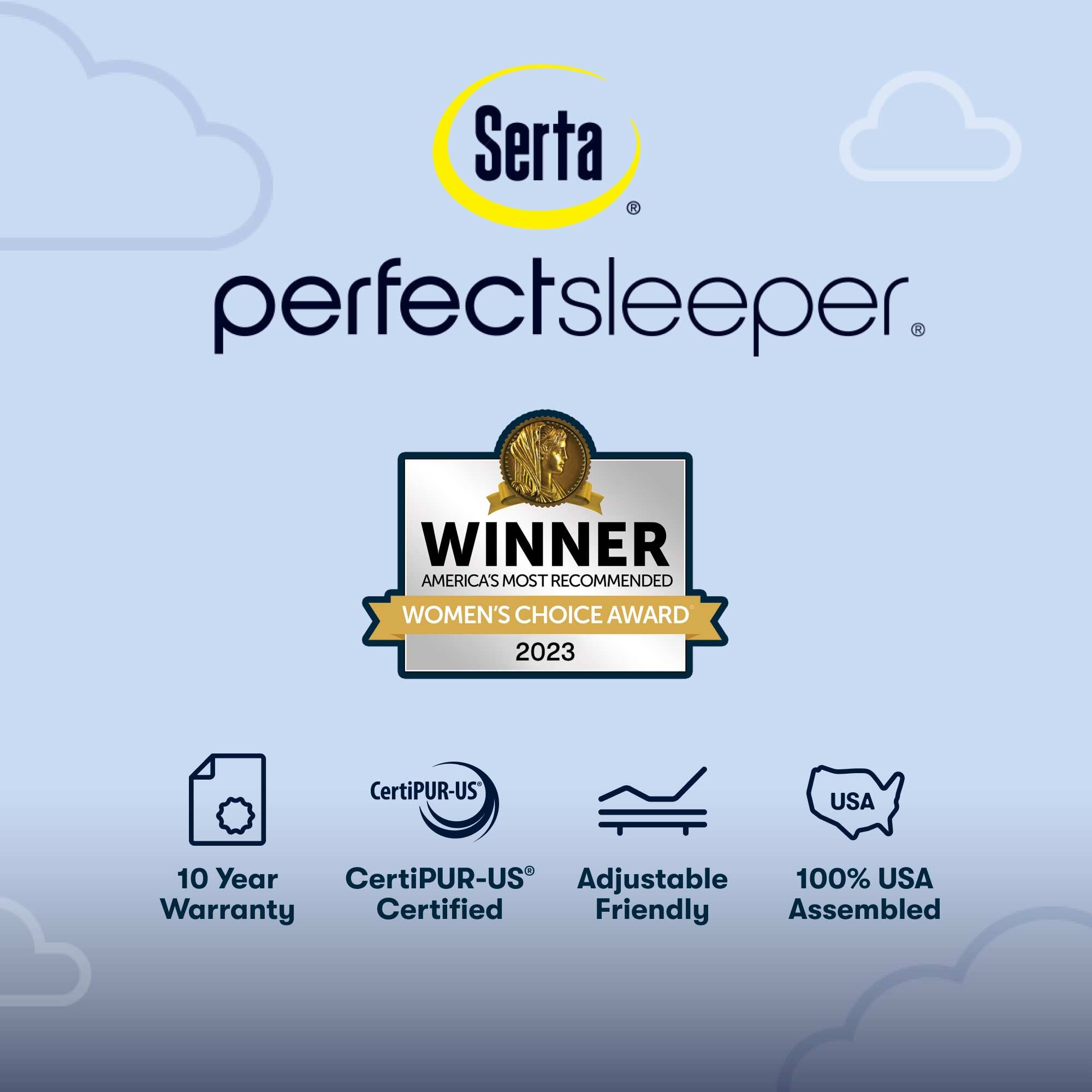 Serta Perfect Sleeper Oasis Sleep 13.25" Plush Mattress Set