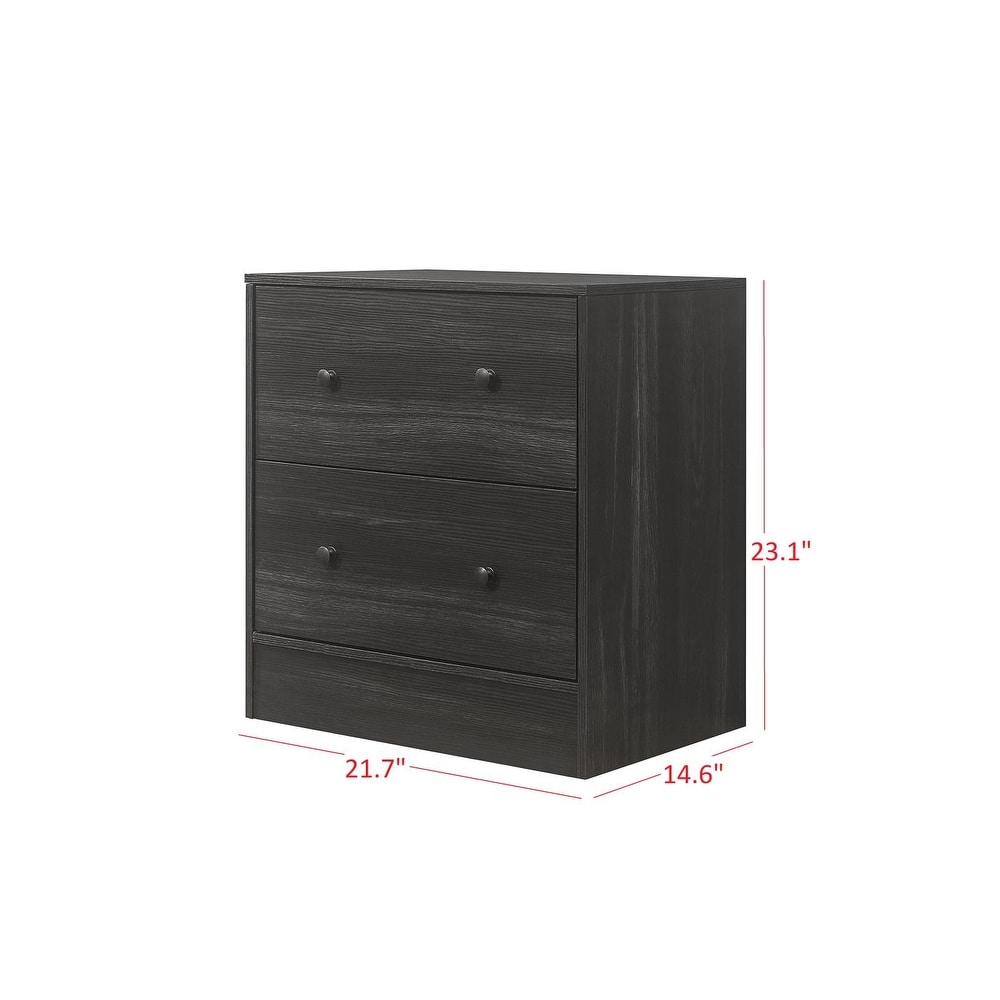 Kimber 2 Drawer Nightstand