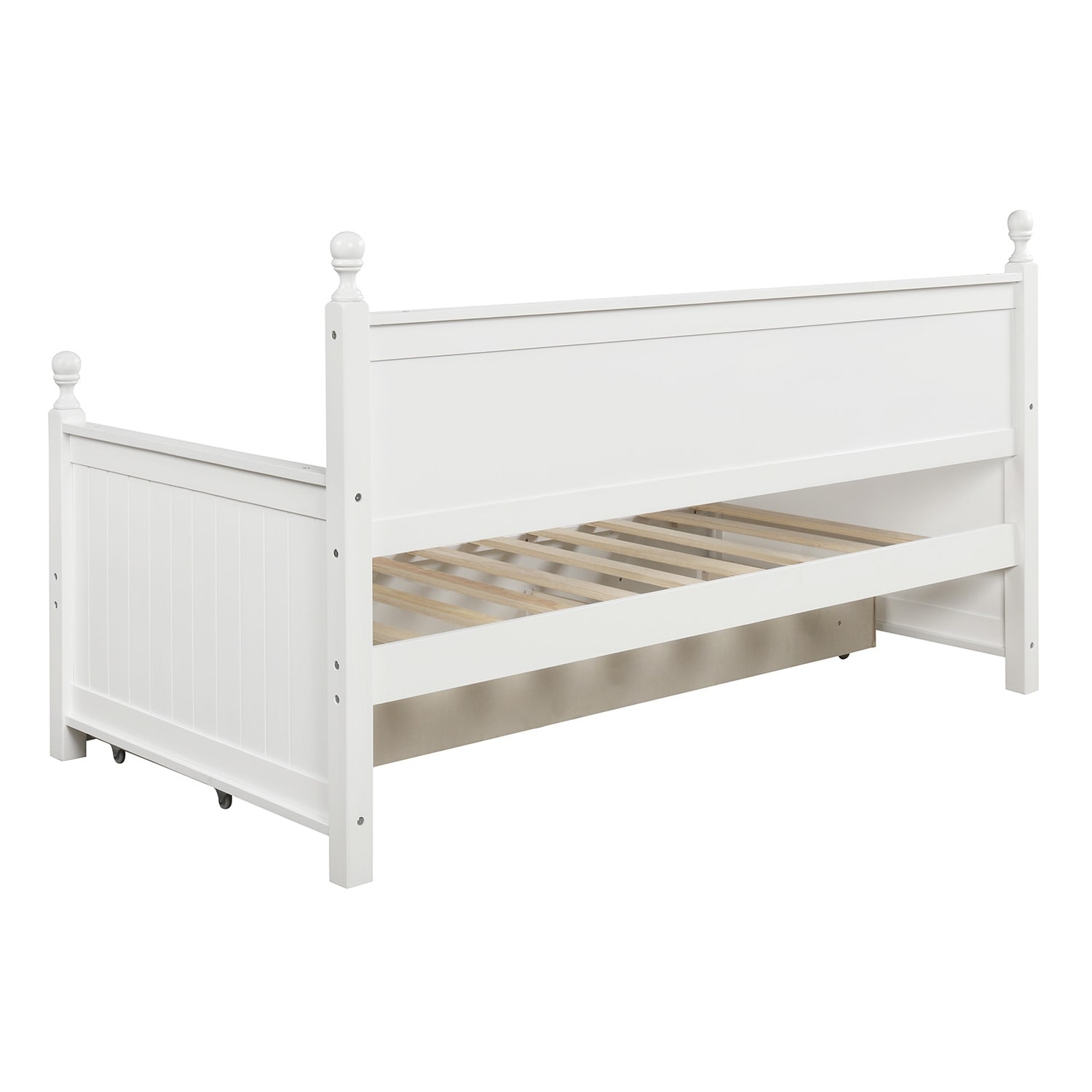 Twin Daybed with 3 Drawers, Solid Pine Storage Sofa Bed Frame for Kids