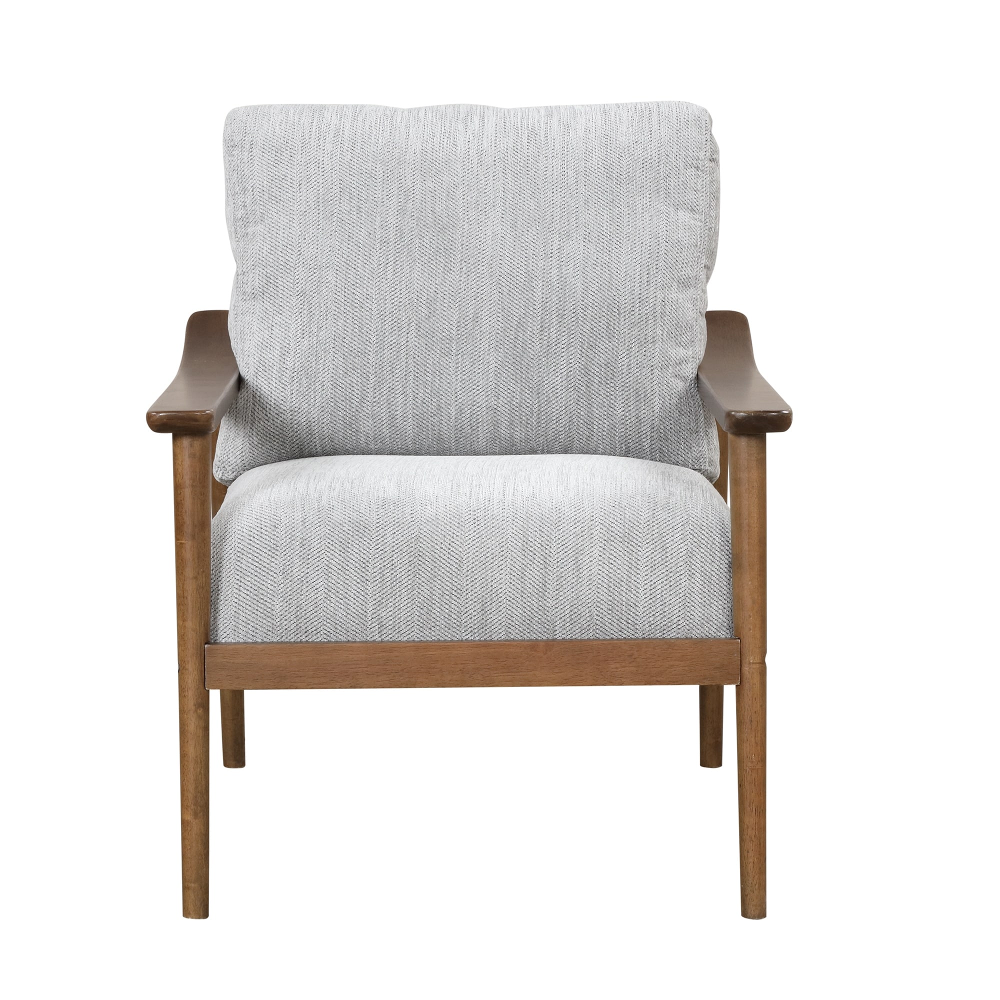 Modern Accent Chairs Upholstered Arm Chairs with Solid Wood Frame