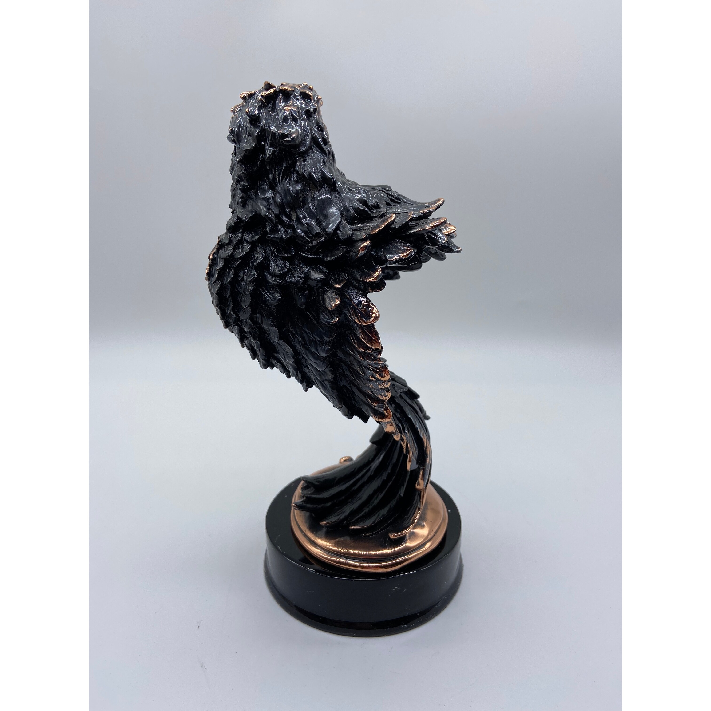 Spiral Eagle Bust on Pedestal
