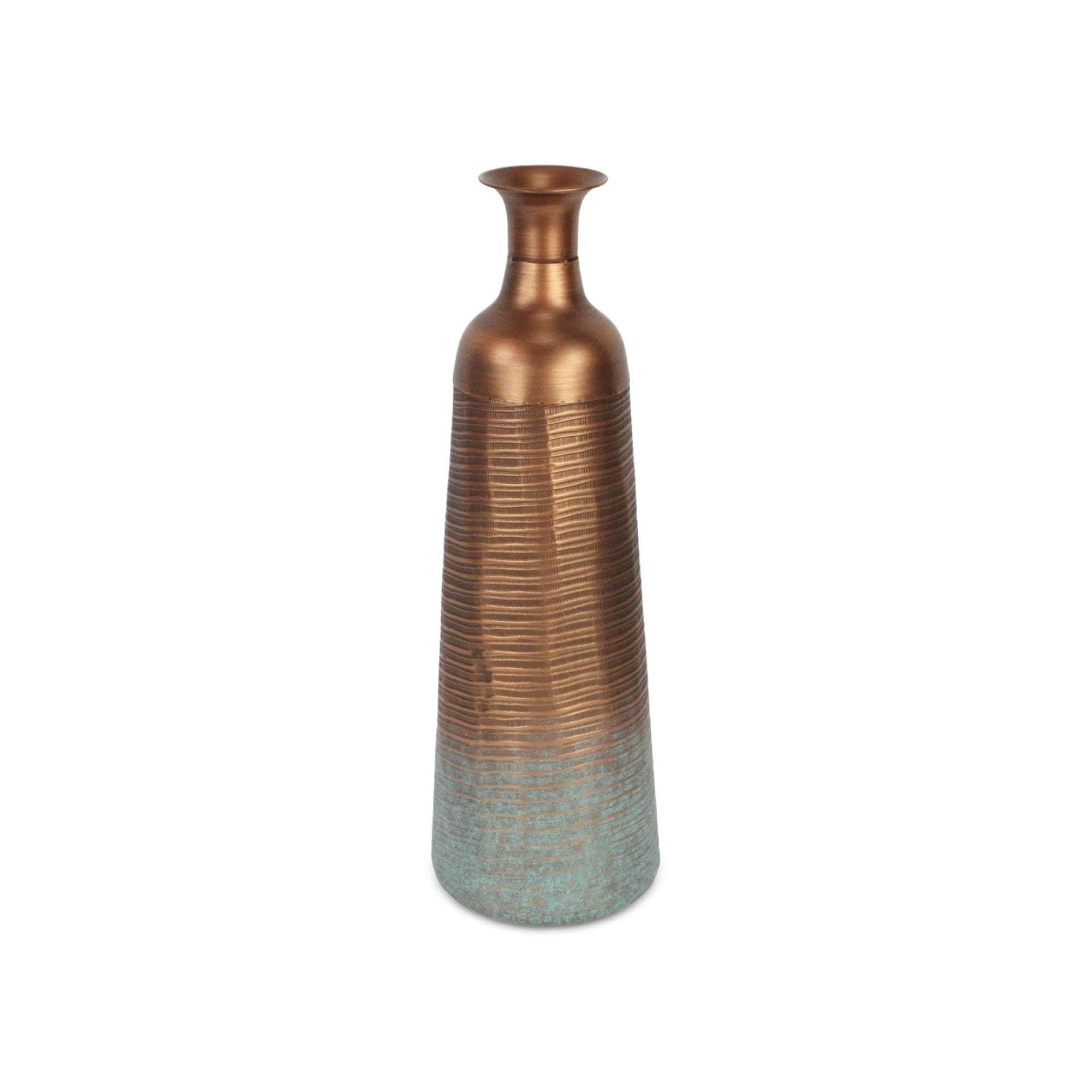 Kyani Copper Metal Large Vase