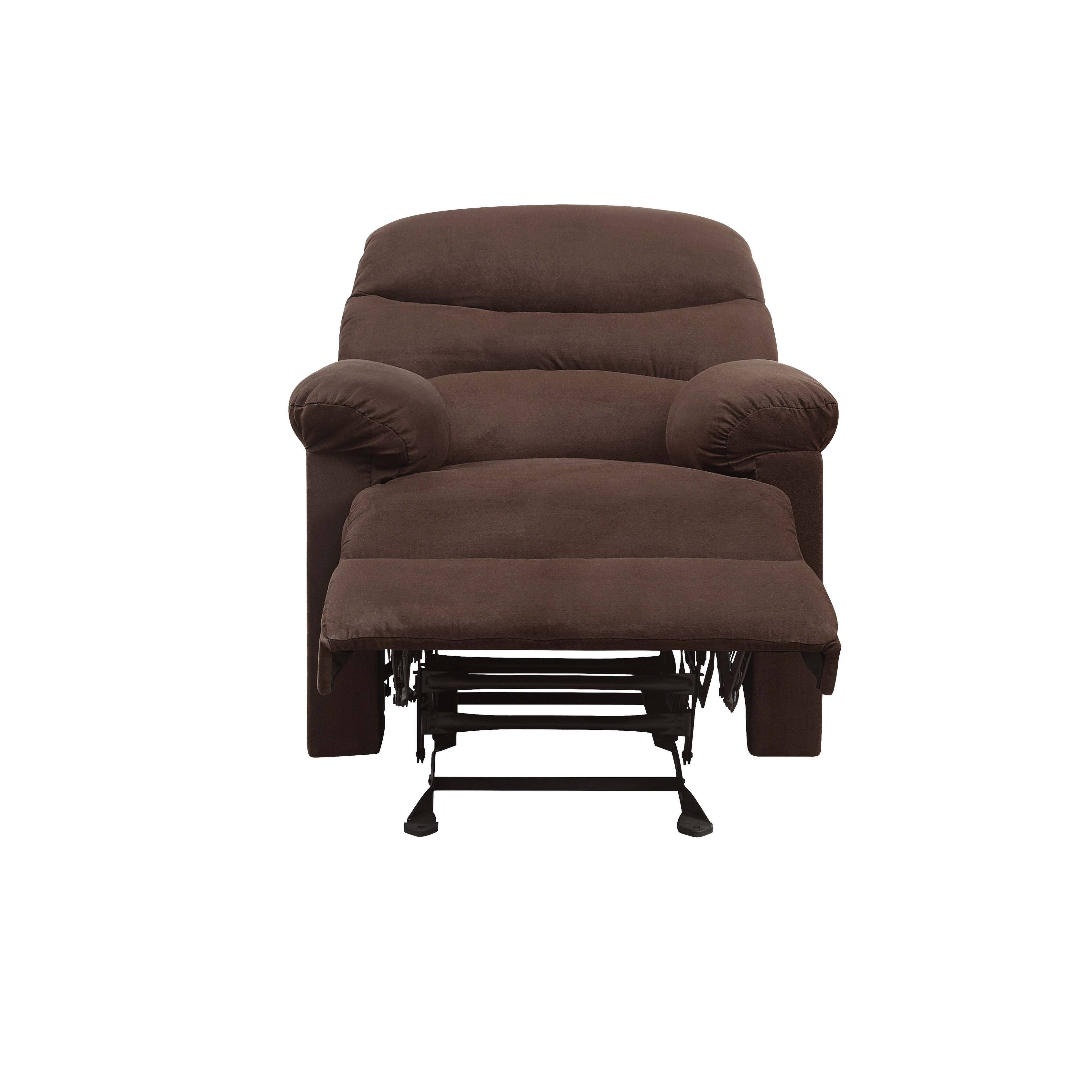 Glider Recliner Microfiber Massage Chairs with External Latch Handle