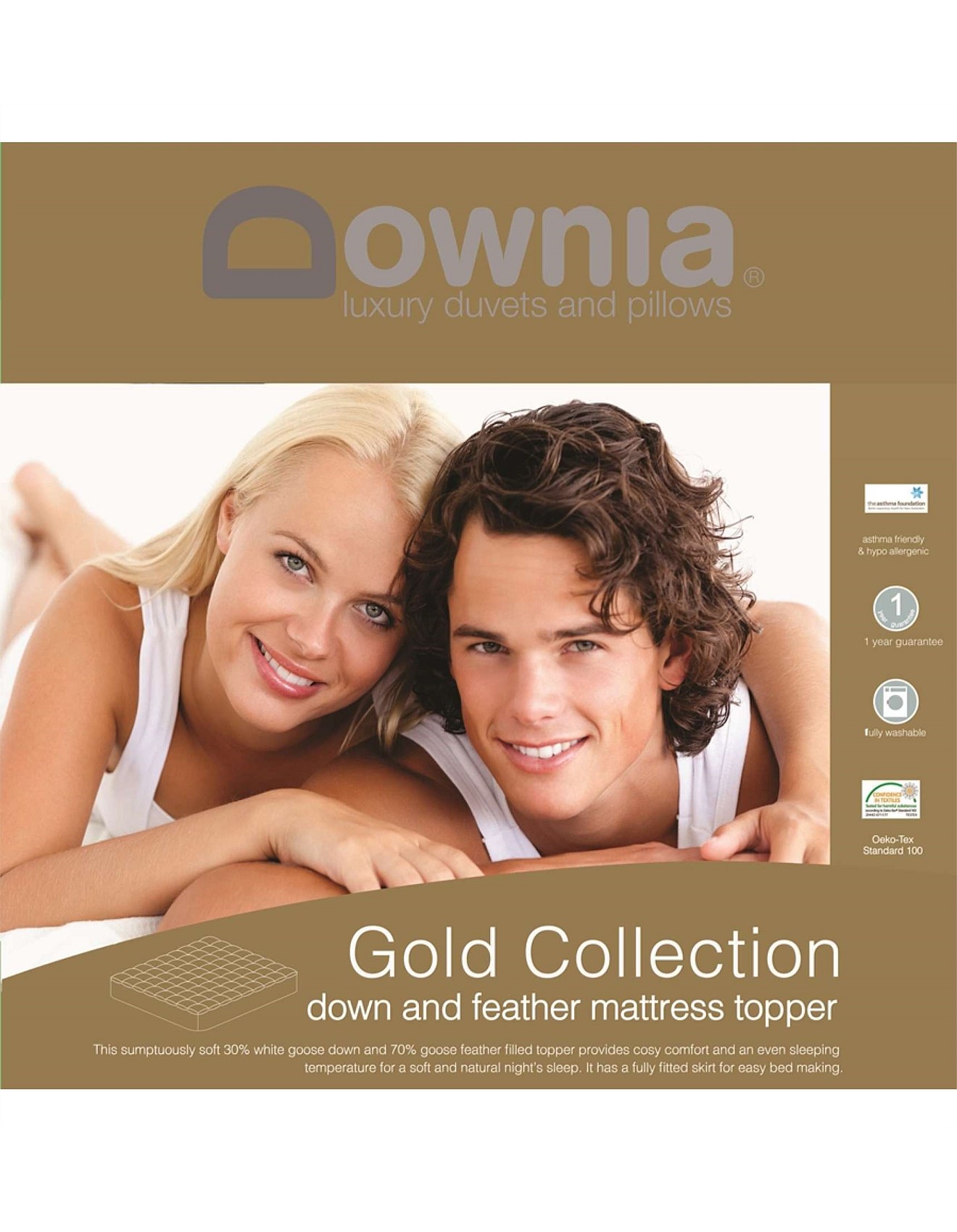 Downia Gold Collection Goose Topper King