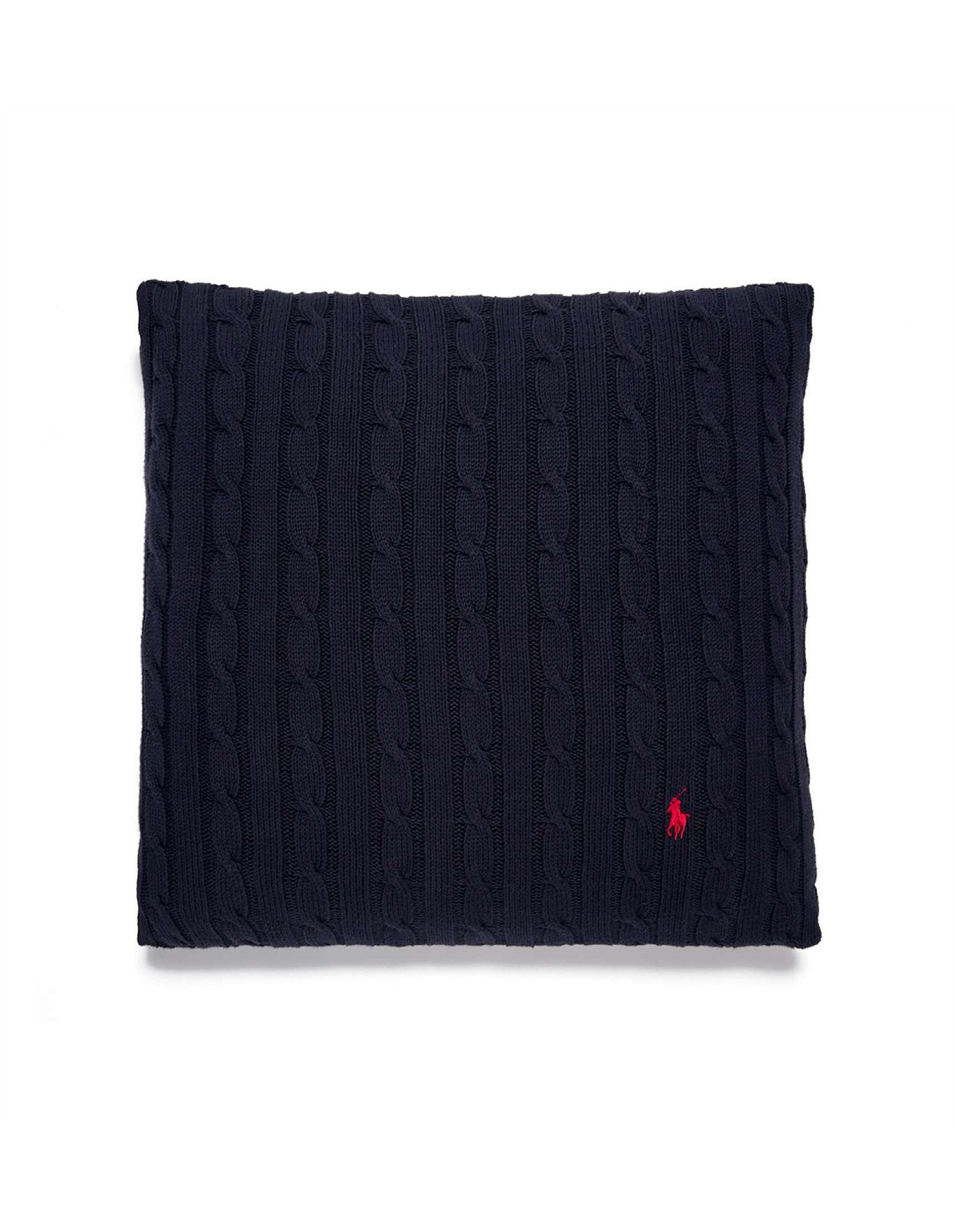 Ralph Lauren Home Cable Navy Cushion 45x45