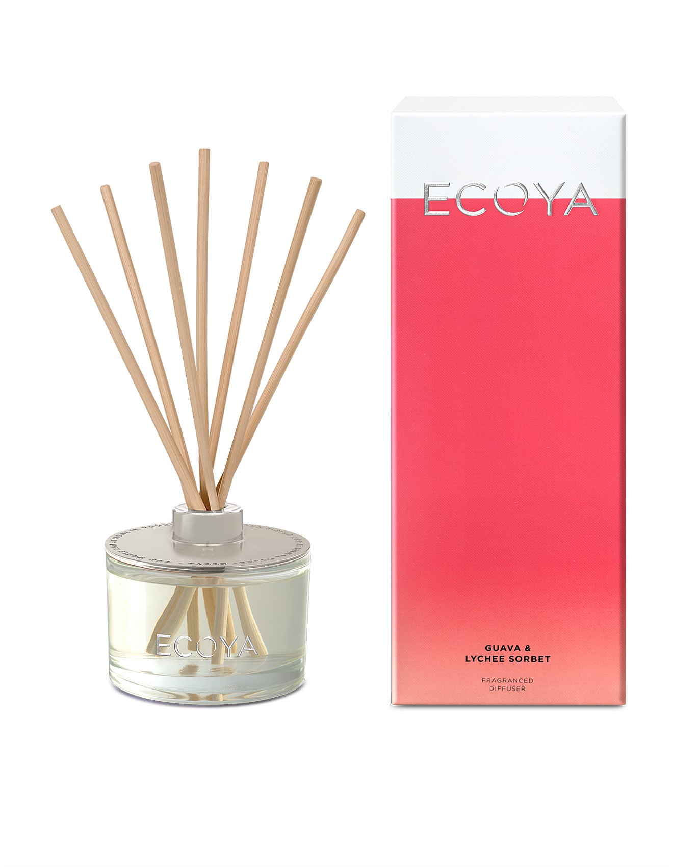 Ecoya Reed Diffuser - Guava & Lychee Sorbet