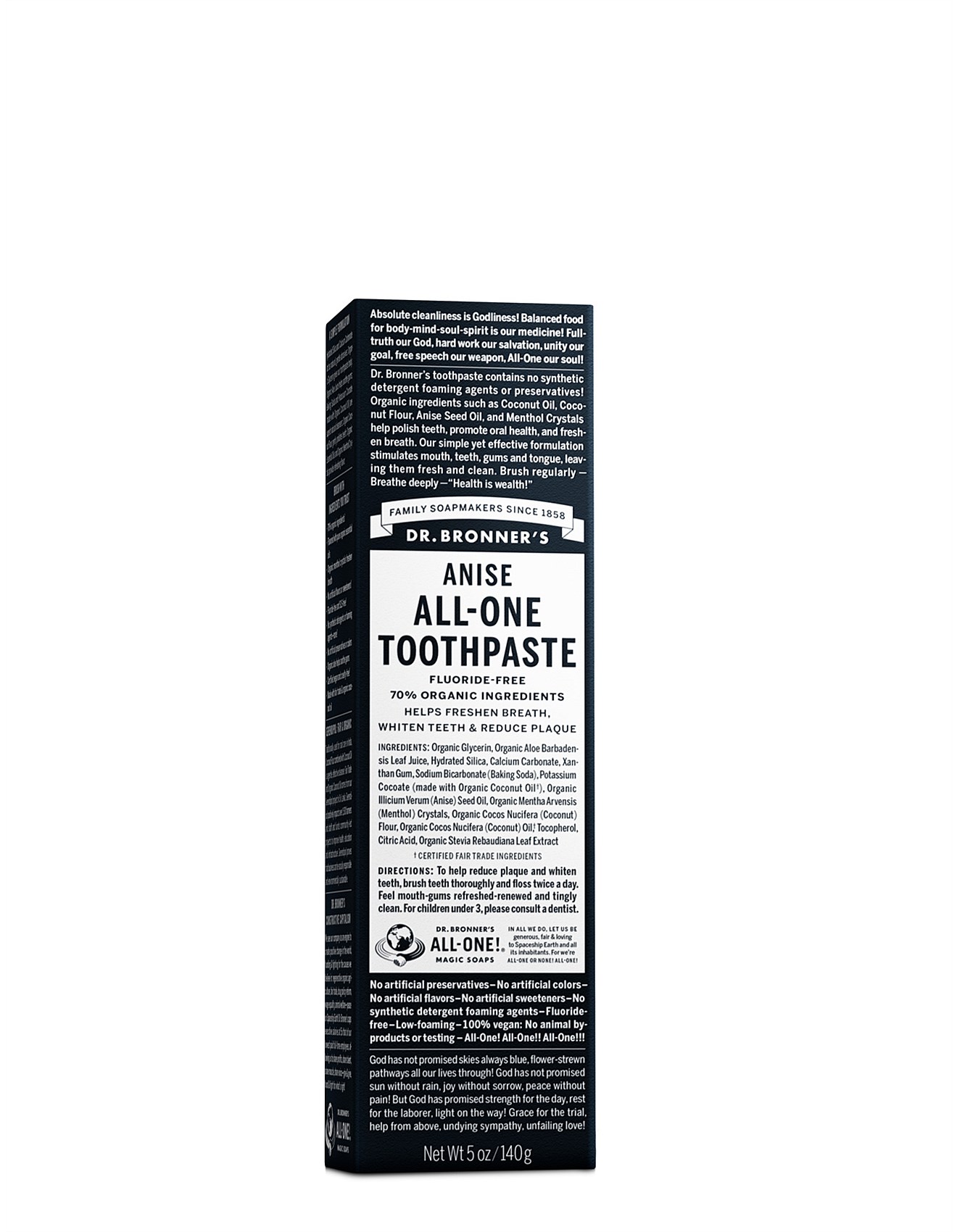 Dr. Bronner\'s All-One Toothpaste - Anise