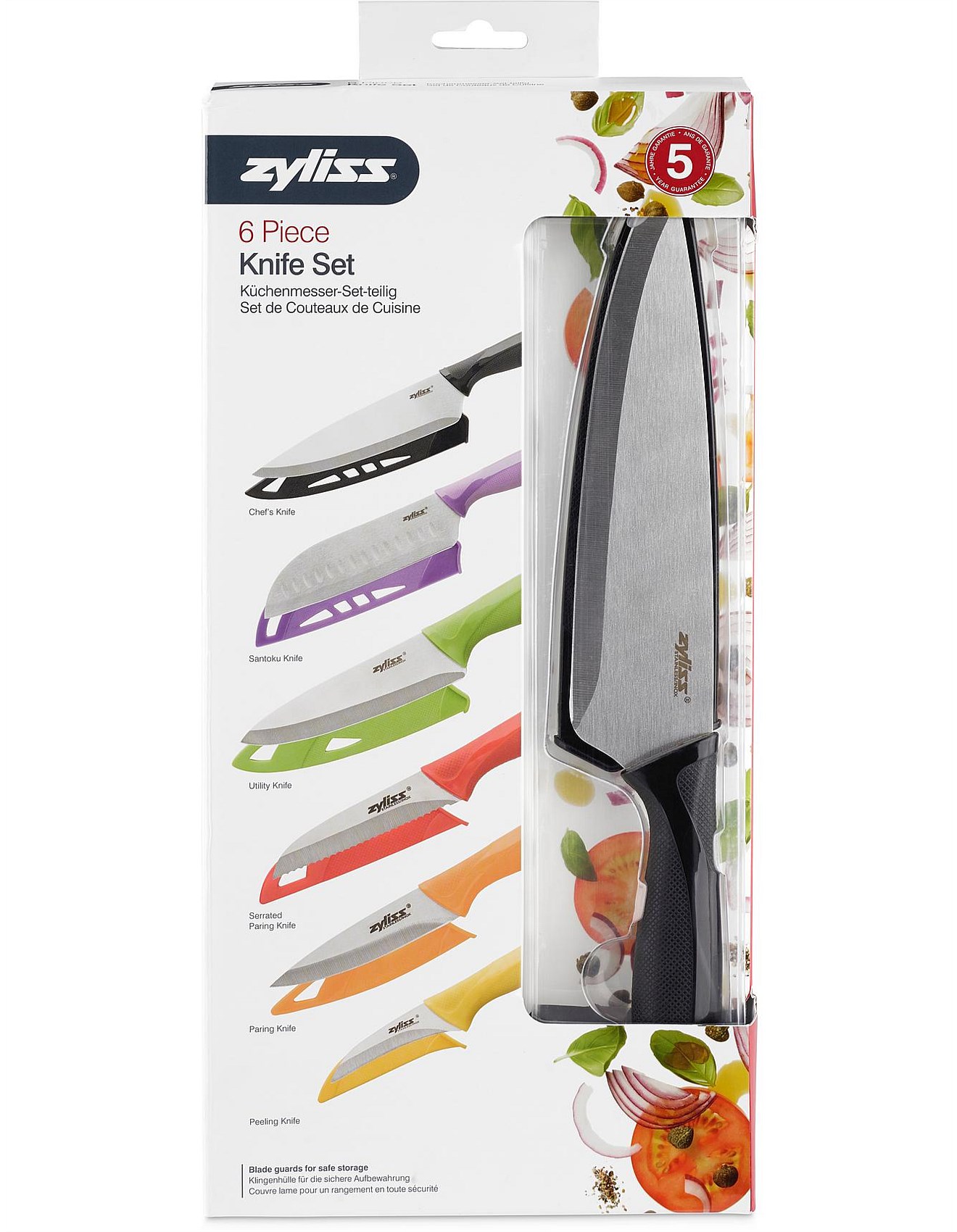 Zyliss 6 Piece Knife Set