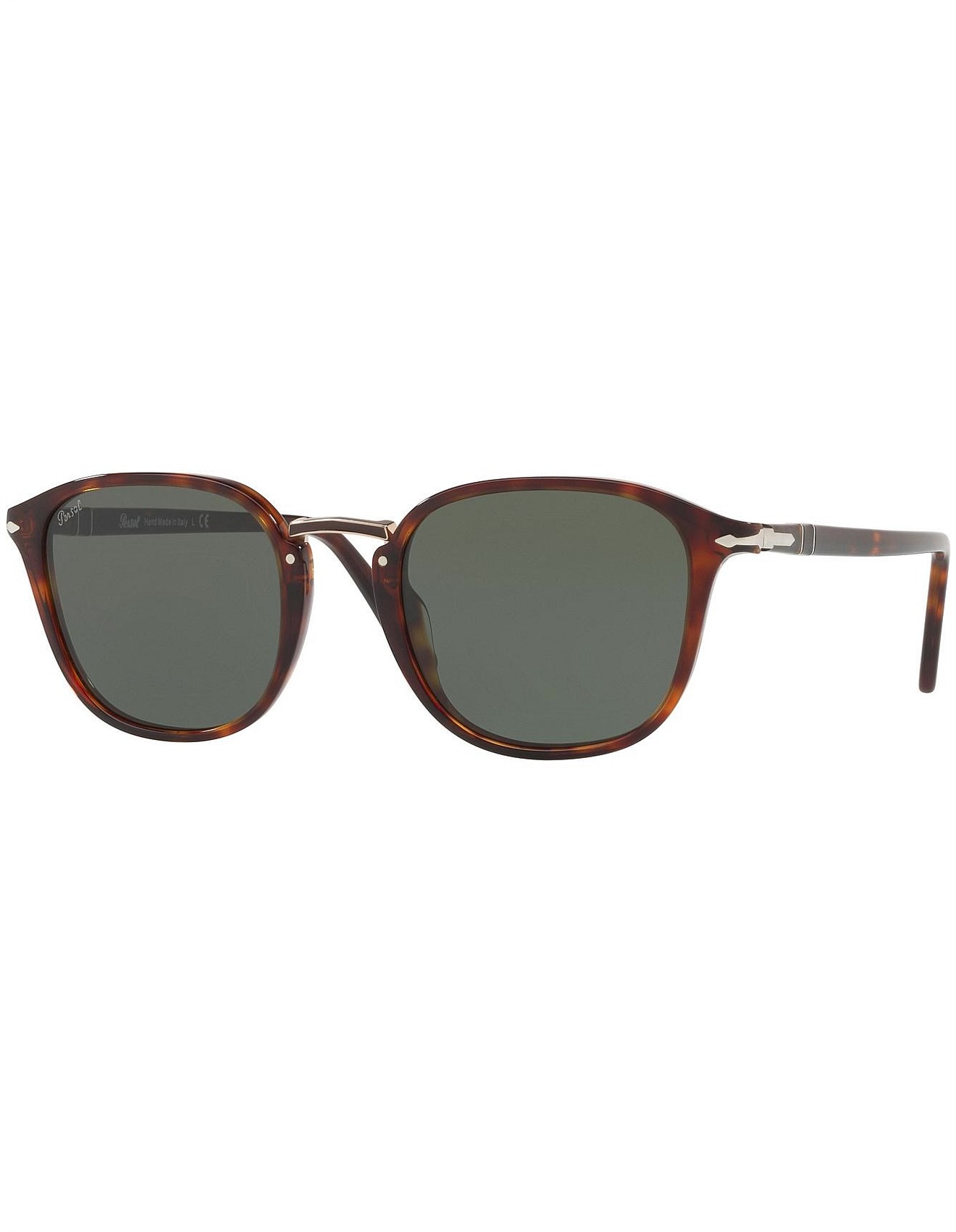 Persol HAVANA GREEN 123 Acetate Sunglasses