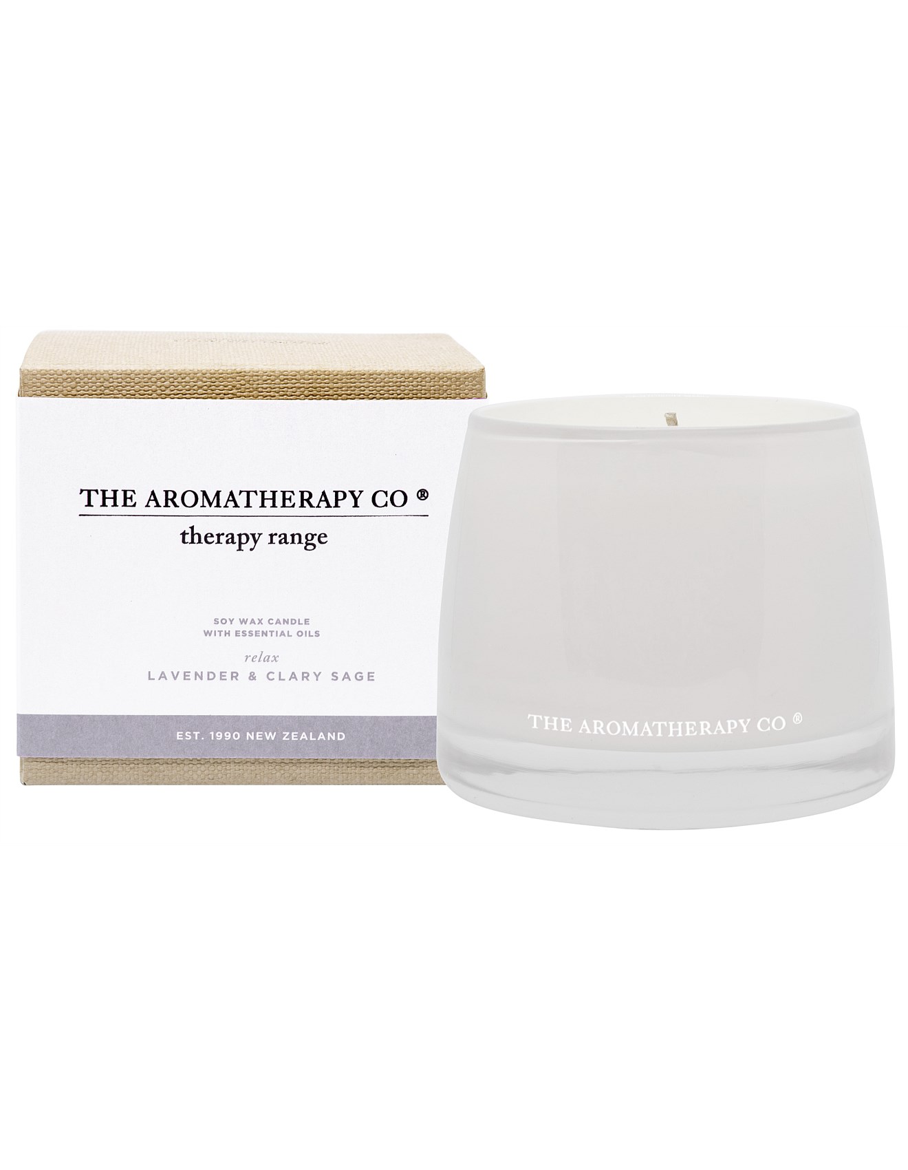 The Aromatherapy Co. Therapy Candle Relax - Lavender & Clary Sage