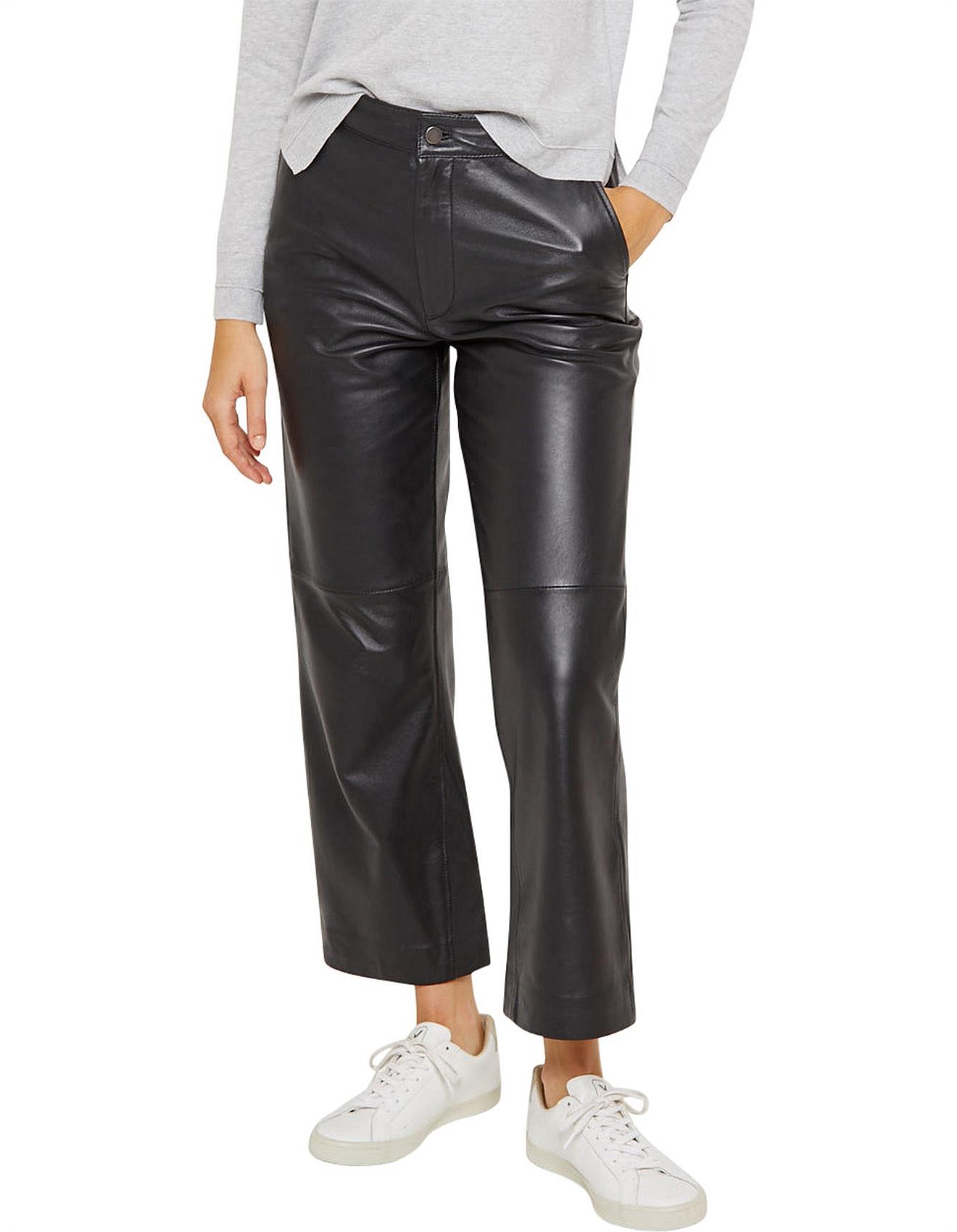 Jag ALANA CROP LEATHER PANT