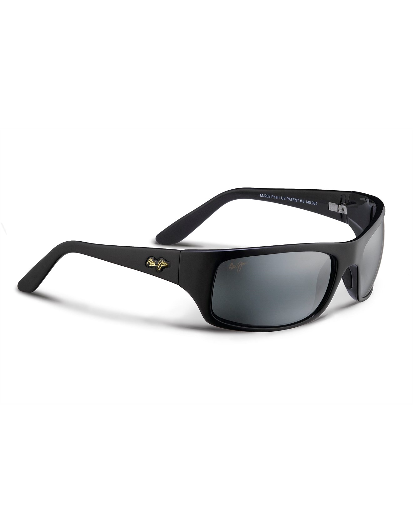 Maui Jim Peahi Polarised Wrap Sunglasses