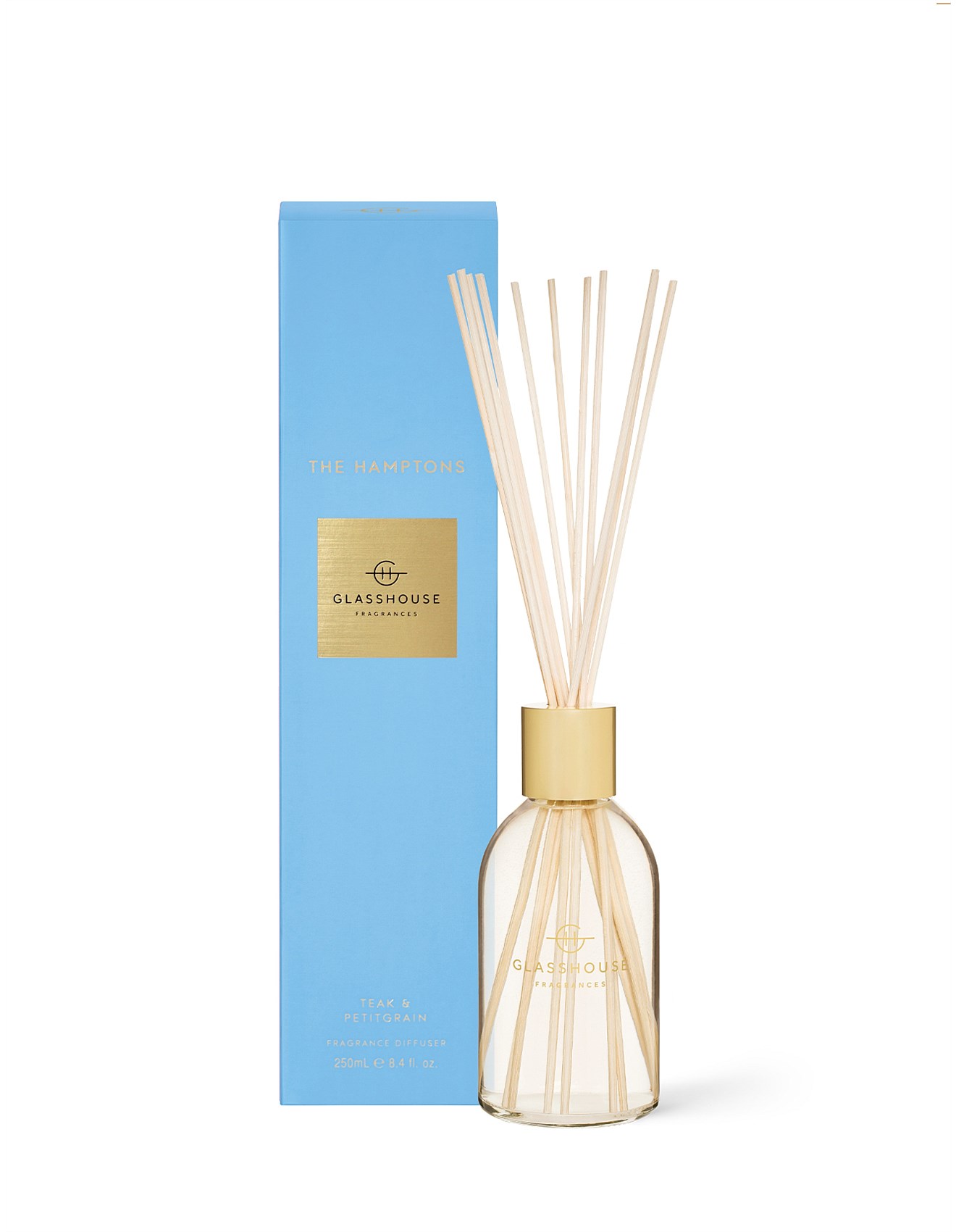 Glasshouse Fragrances THE HAMPTONS 250ML FRAGRANCE DIFFUSER