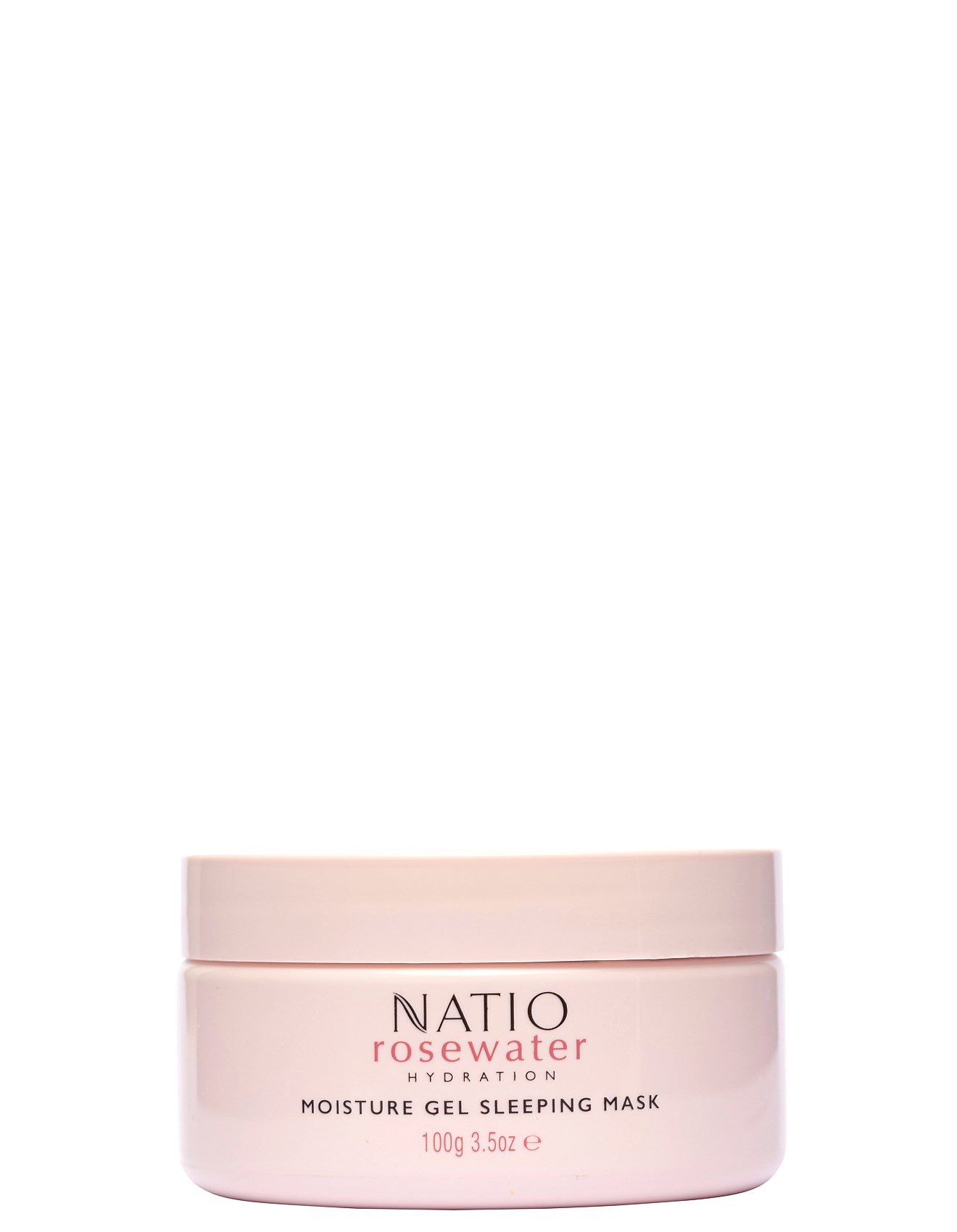 Natio Rosewater Hydration Moisture Gel Sleeping Mask 100g