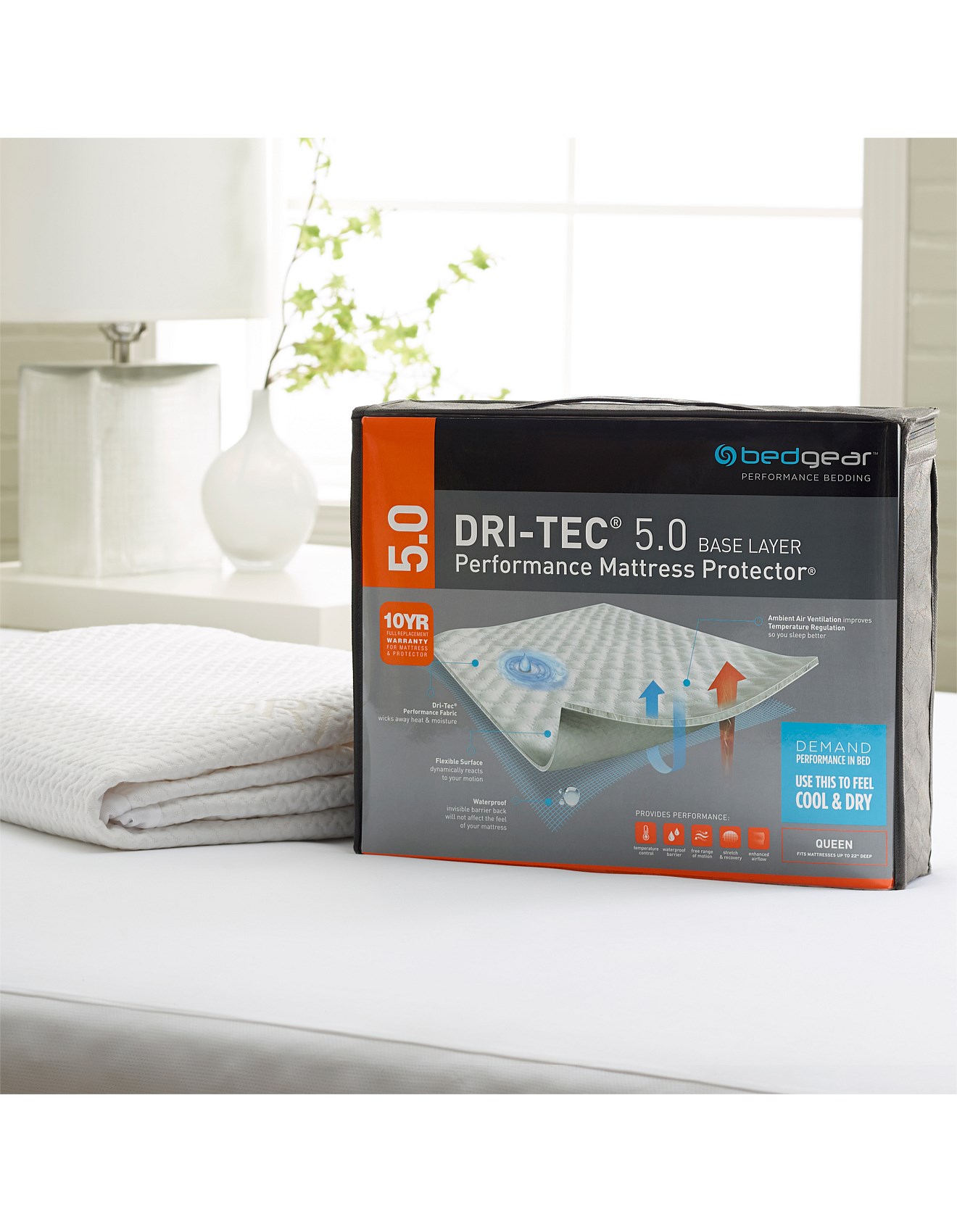 BEDGEAR Dri-Tec Mattress Protector - Single