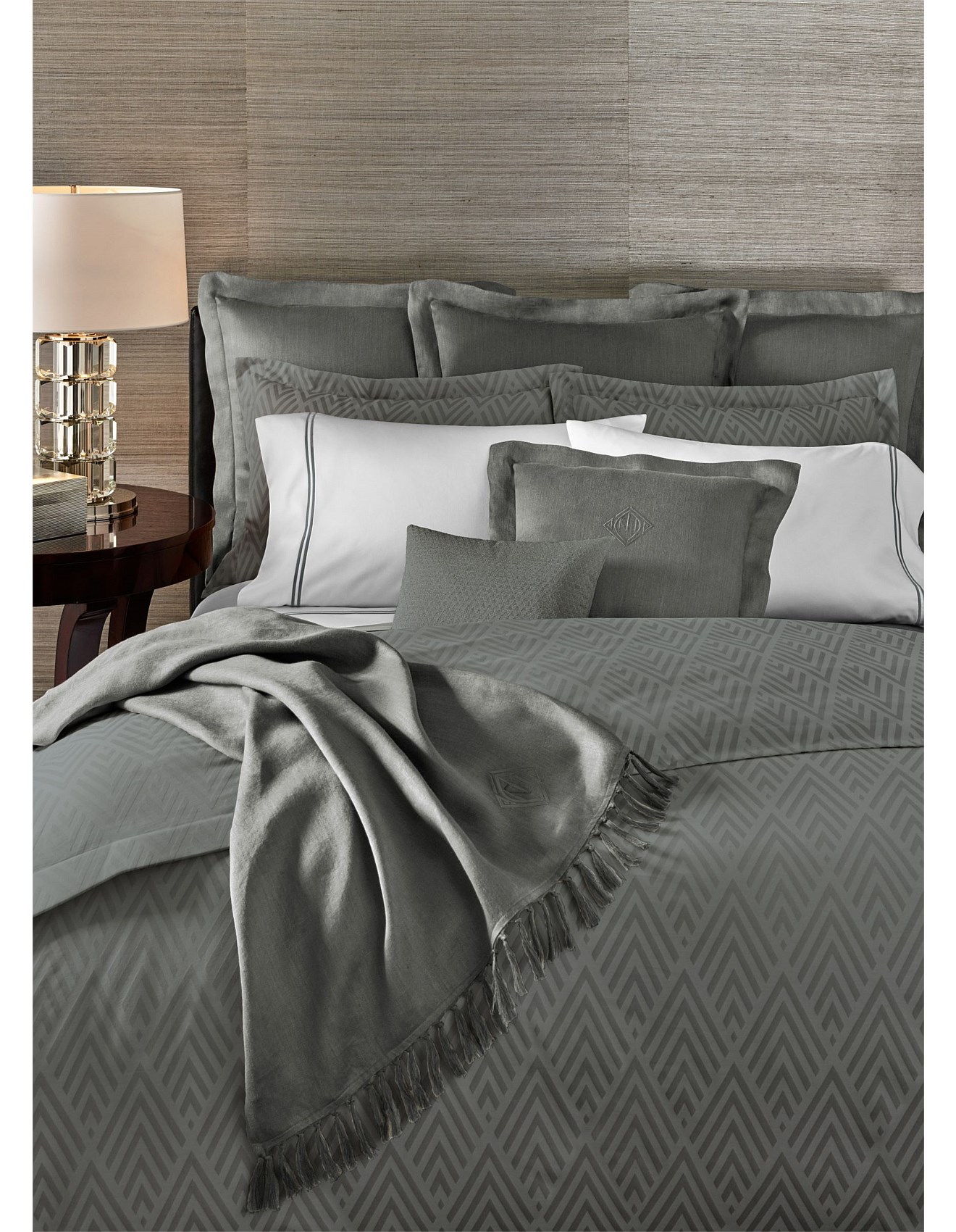 Ralph Lauren Home Penthouse Clayton Queen Duvet Cover