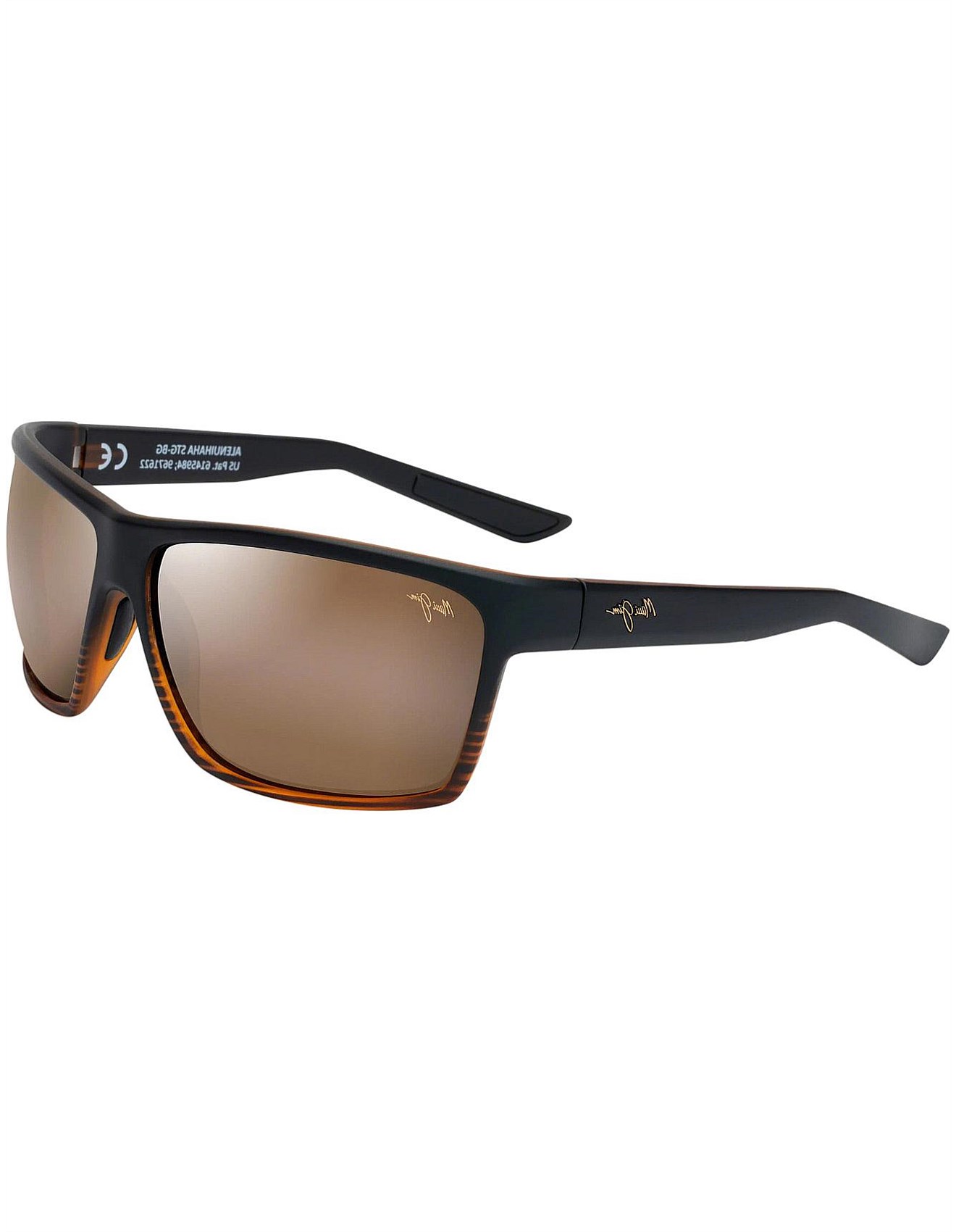 Maui Jim Alenuihaha Polarised Wrap Sunglasses