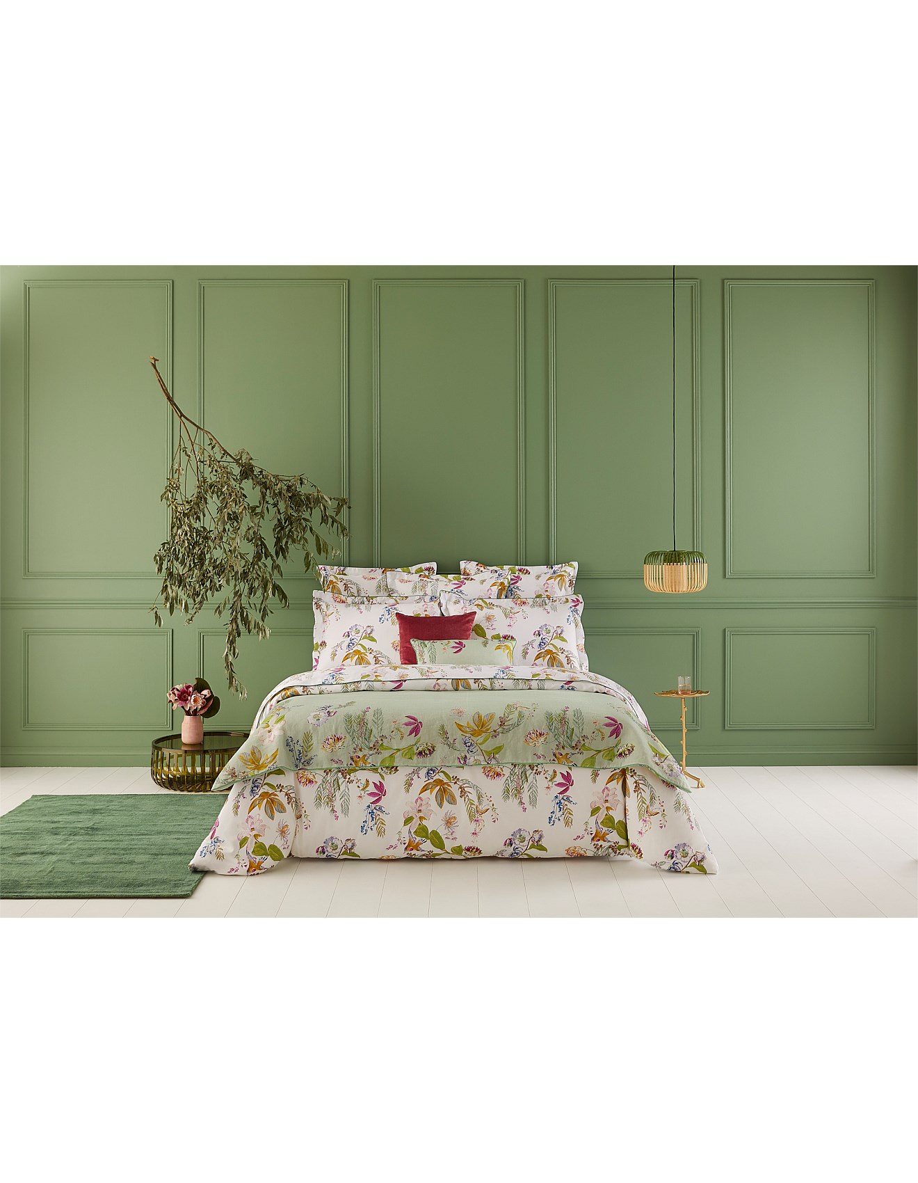 Yves Delorme Flores King Bed Fitted Sheet