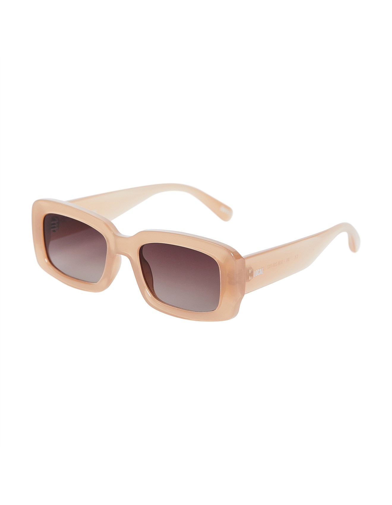 Local Supply AKL SUNGLASSES POLISHED CAMEL/BROWN GRADIENT sunglasses