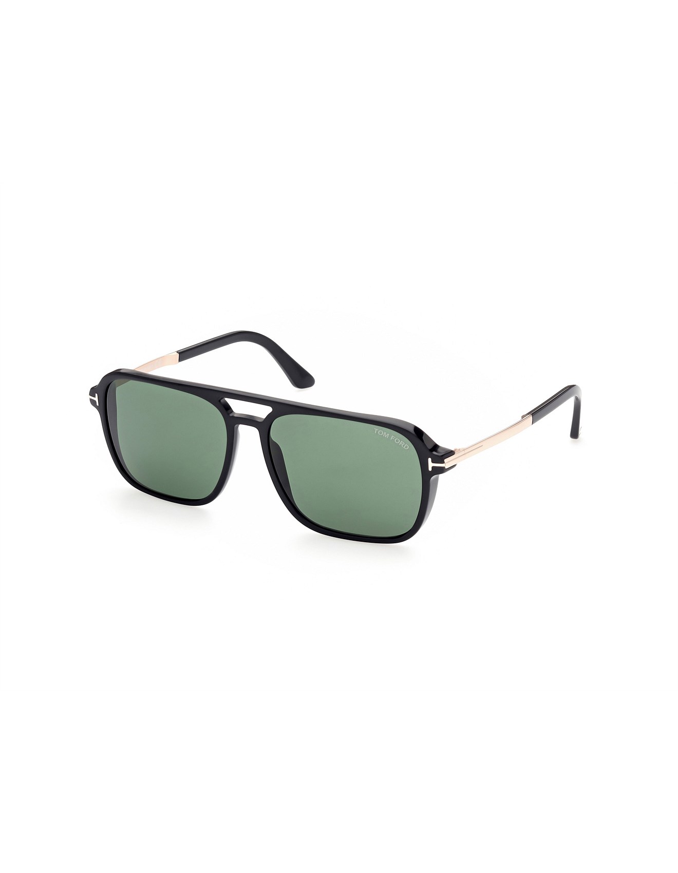 Tom Ford CROSBY BLACK AVIATOR SUNGLASSES