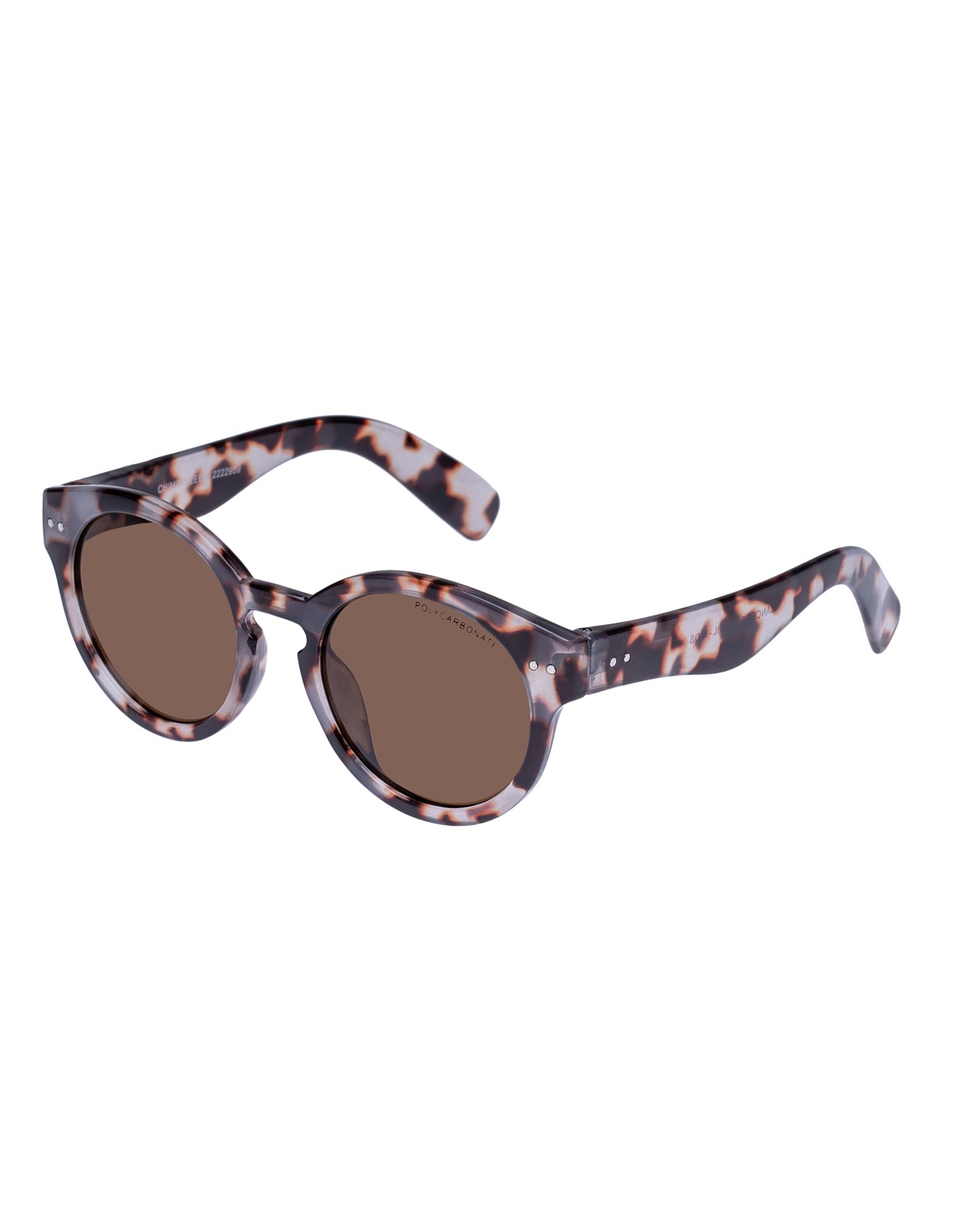 Cancer Council Chimpanzee K Brown Round Sunglasses