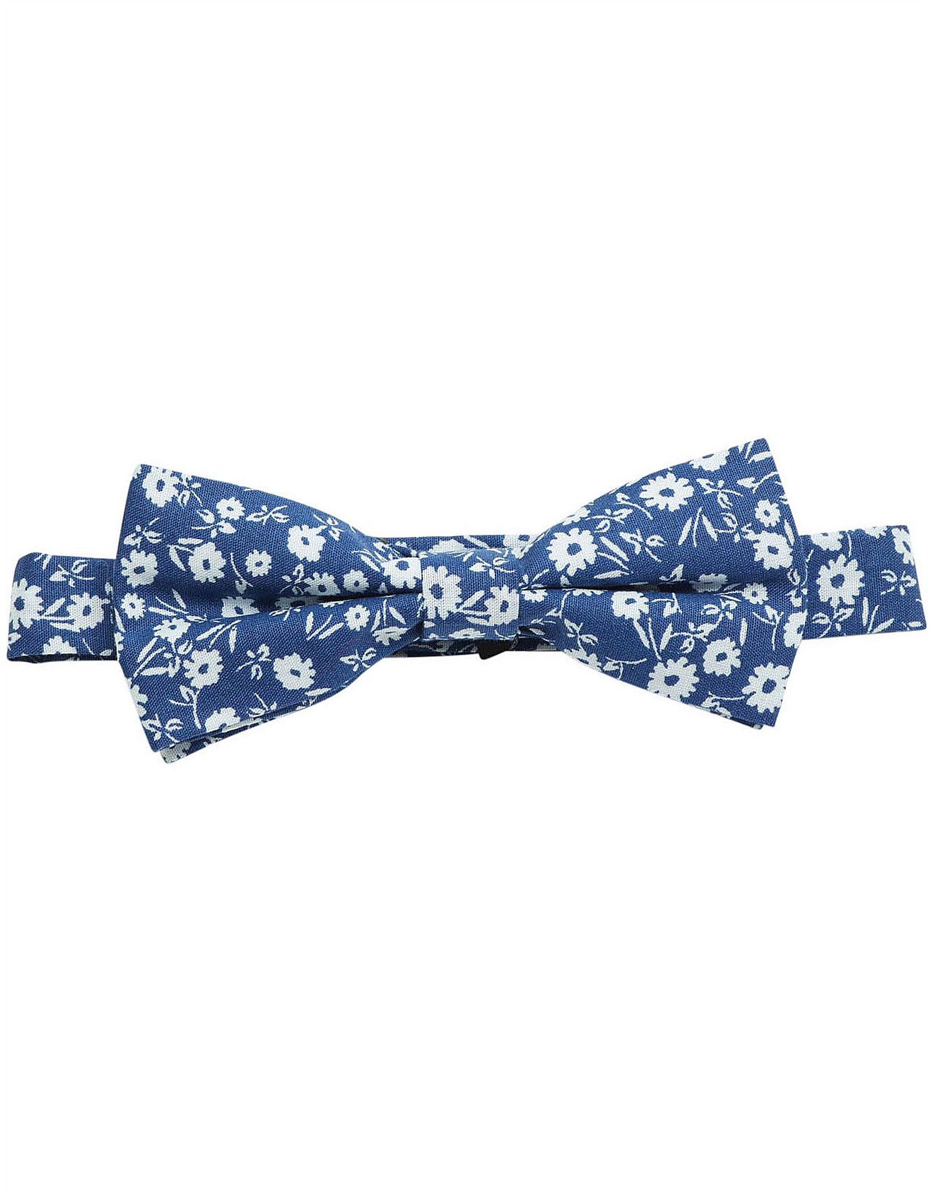 OXFORD FLORAL COTTON BOW TIE