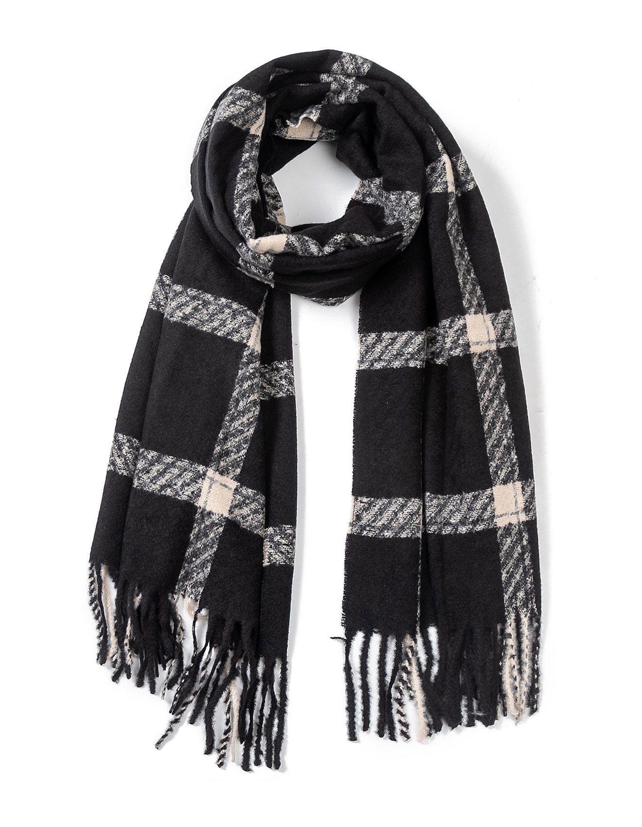 Gregory Ladner CHECK SCARF