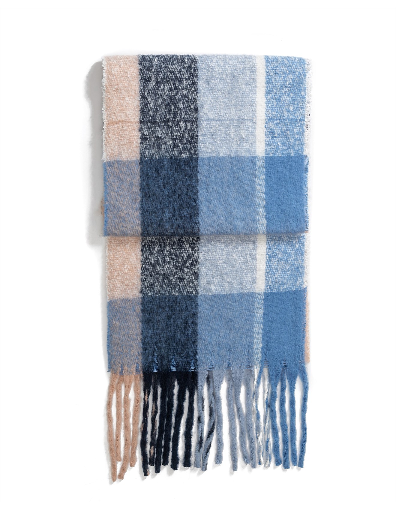 Gregory Ladner BLANKET CHECK SCARF