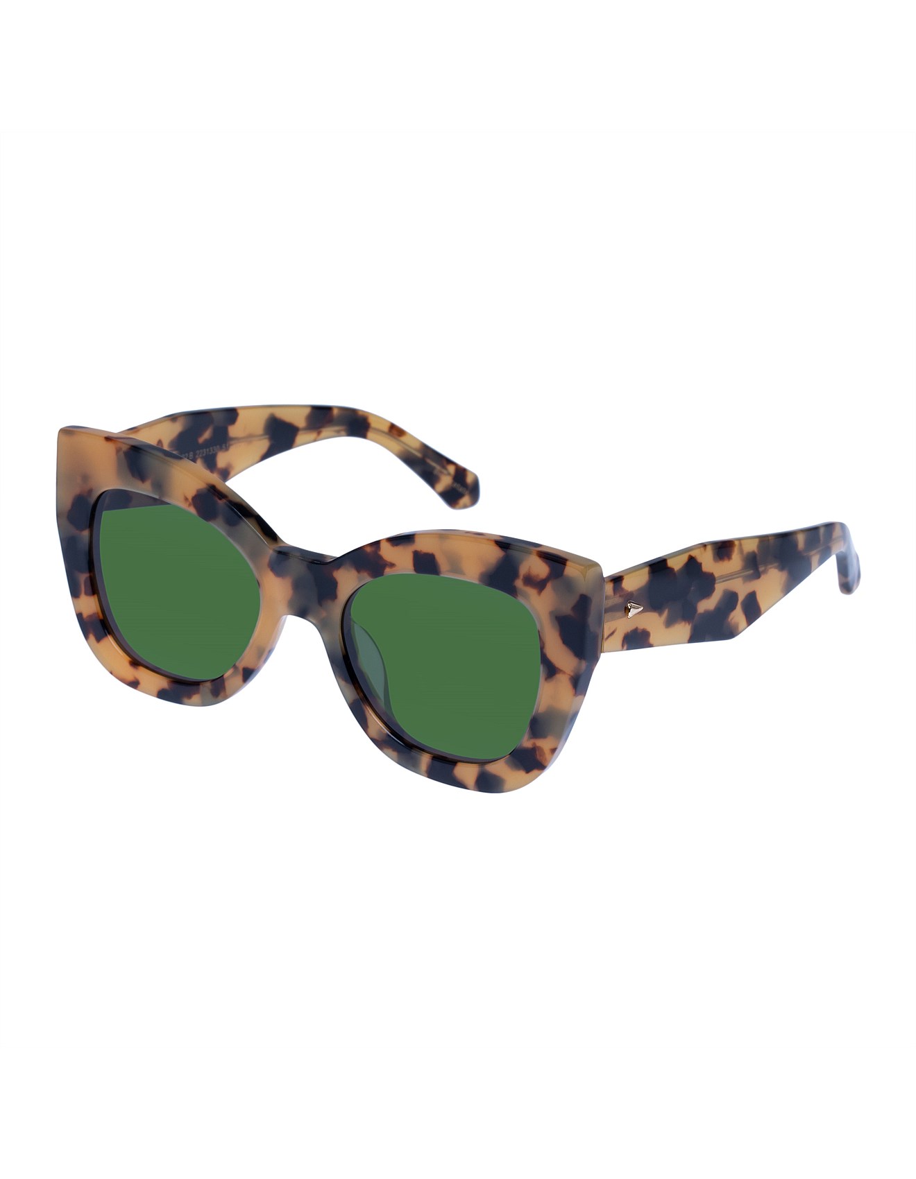 Karen Walker Northern Lights Crazy Tort Cat-Eye Sunglasses