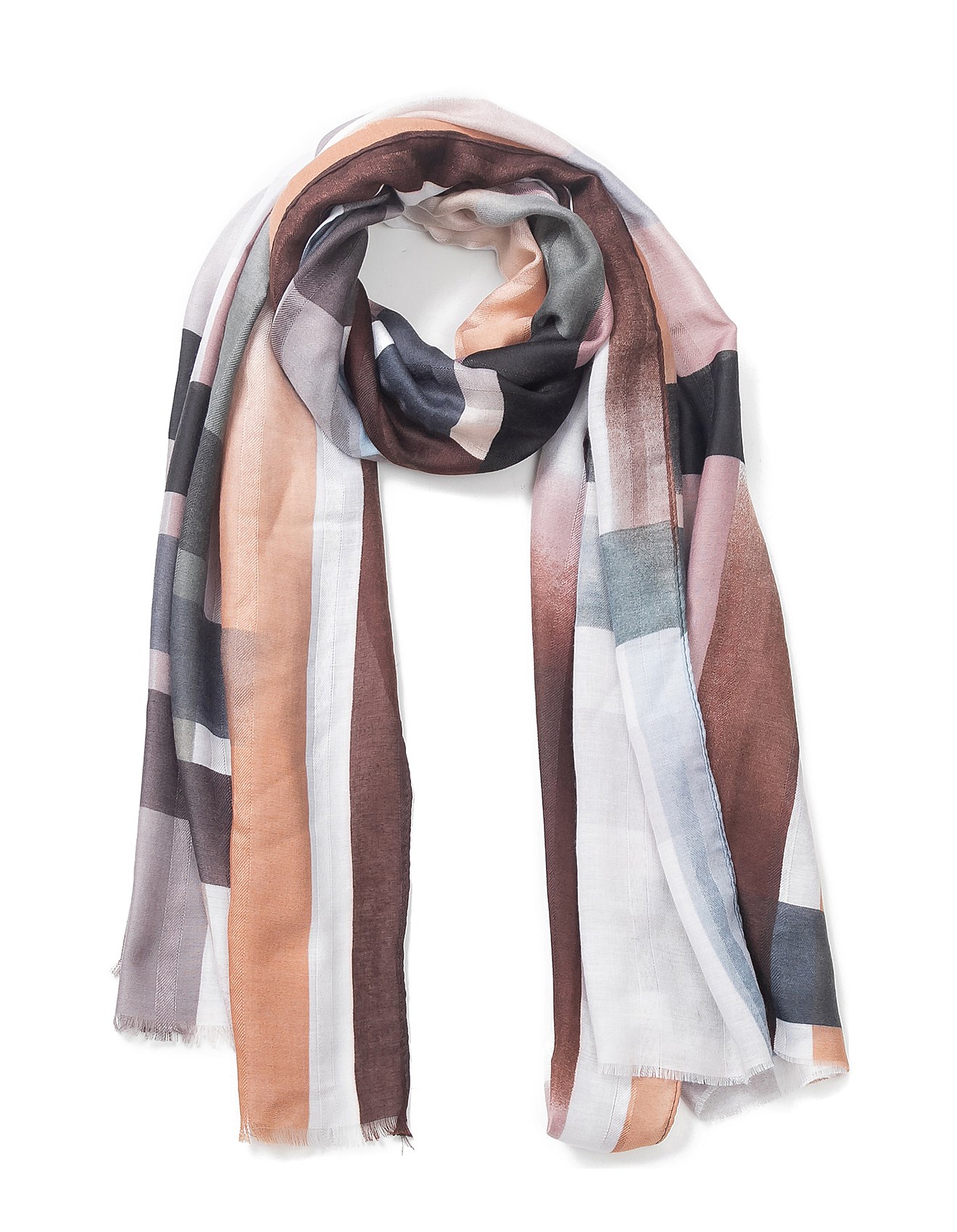 Gregory Ladner LINES PRINT SCARF