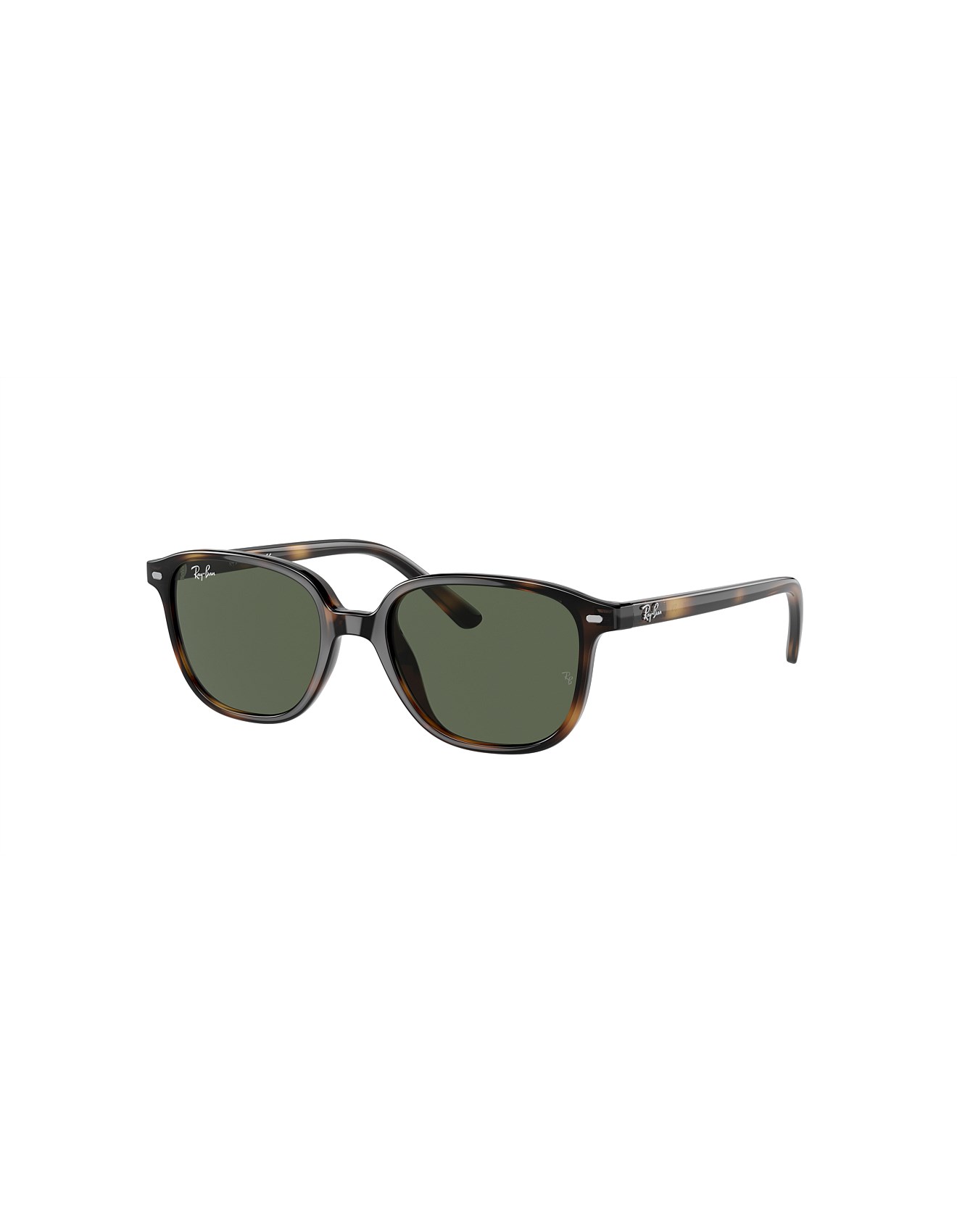 Ray-Ban LEONARD JR Square HAVANA DARK GREEN PROPIONATE Sunglasses