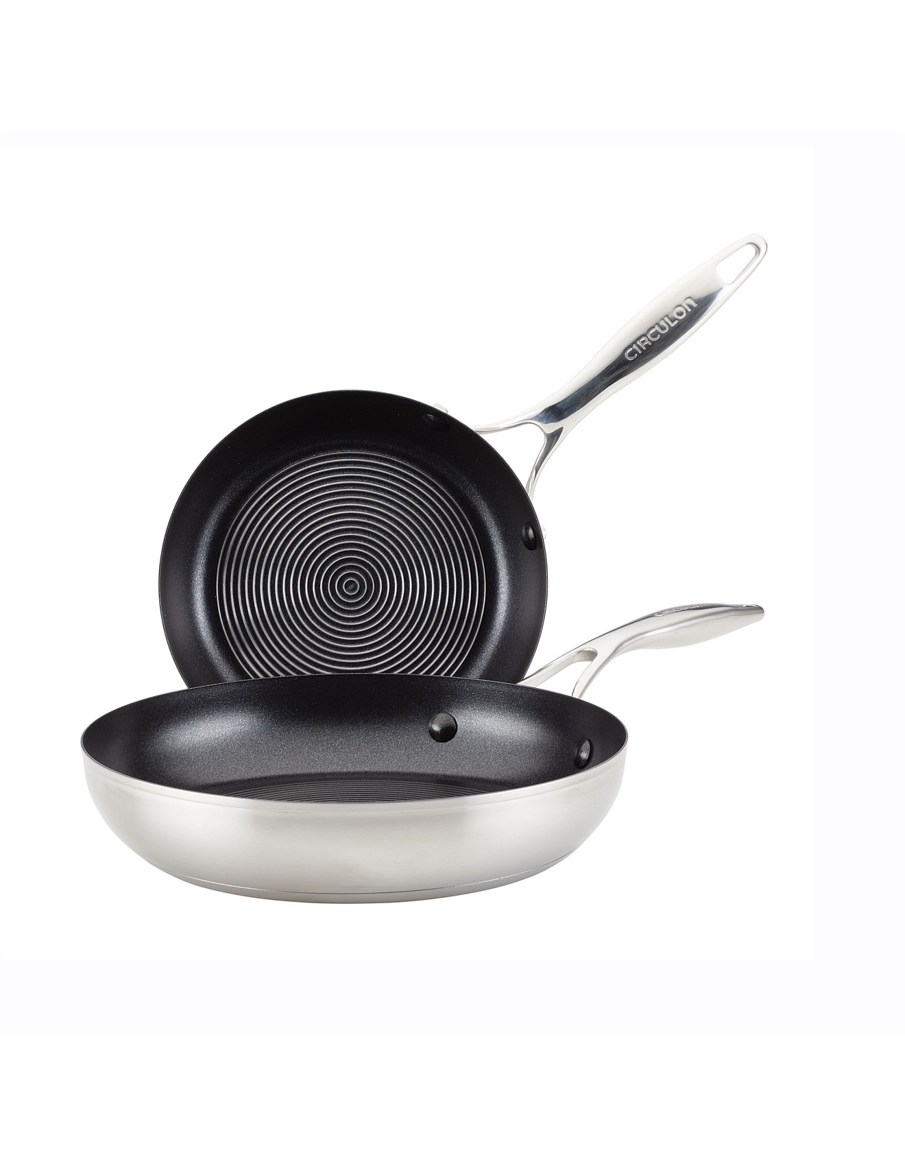 Circulon S-Series Open 20/26cm twin pack frypan set