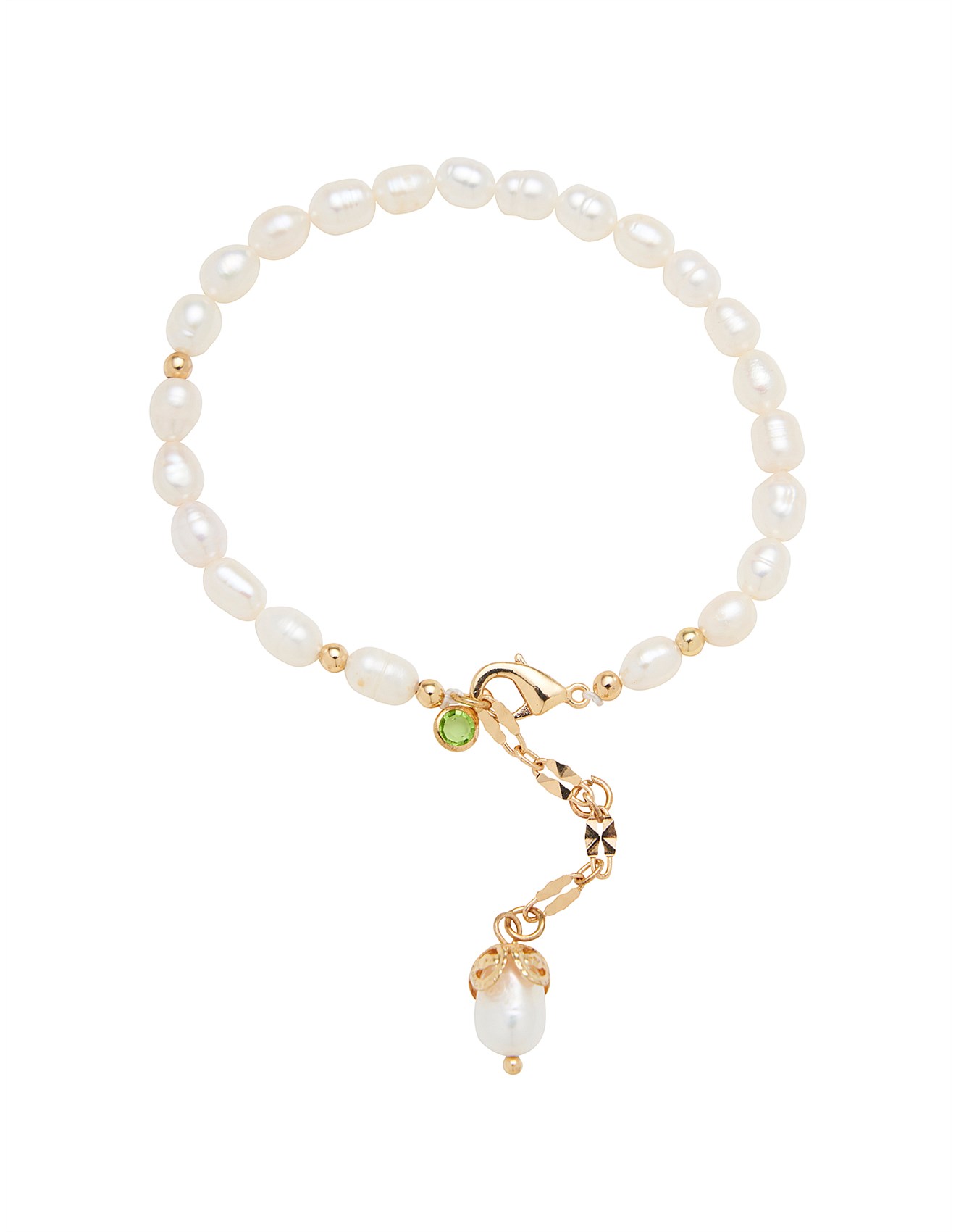 David Lawrence STRING PEARL BRACELET