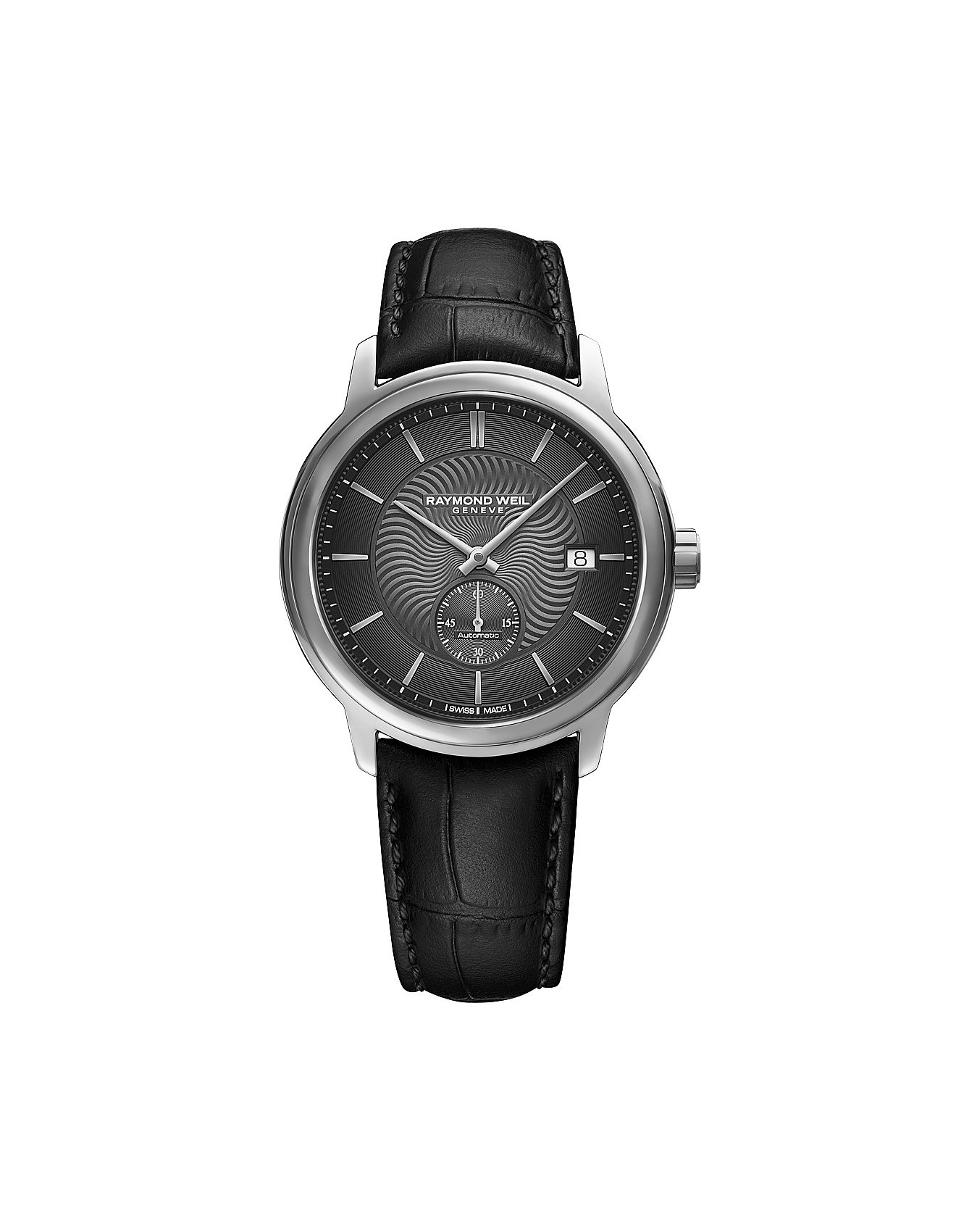 Raymond Weil Maestro Stainless Steel & grey leather