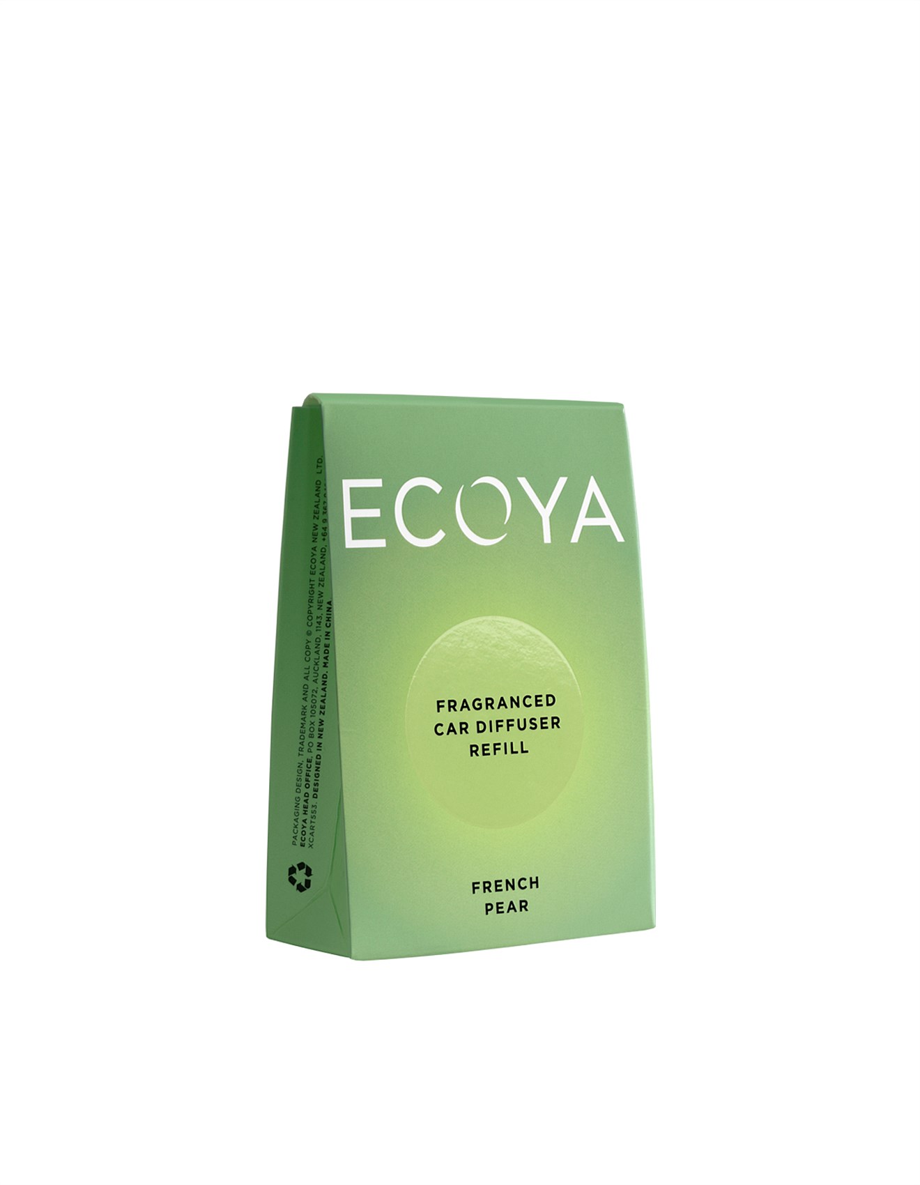 Ecoya French Pear Car Diffuser Refill 11g