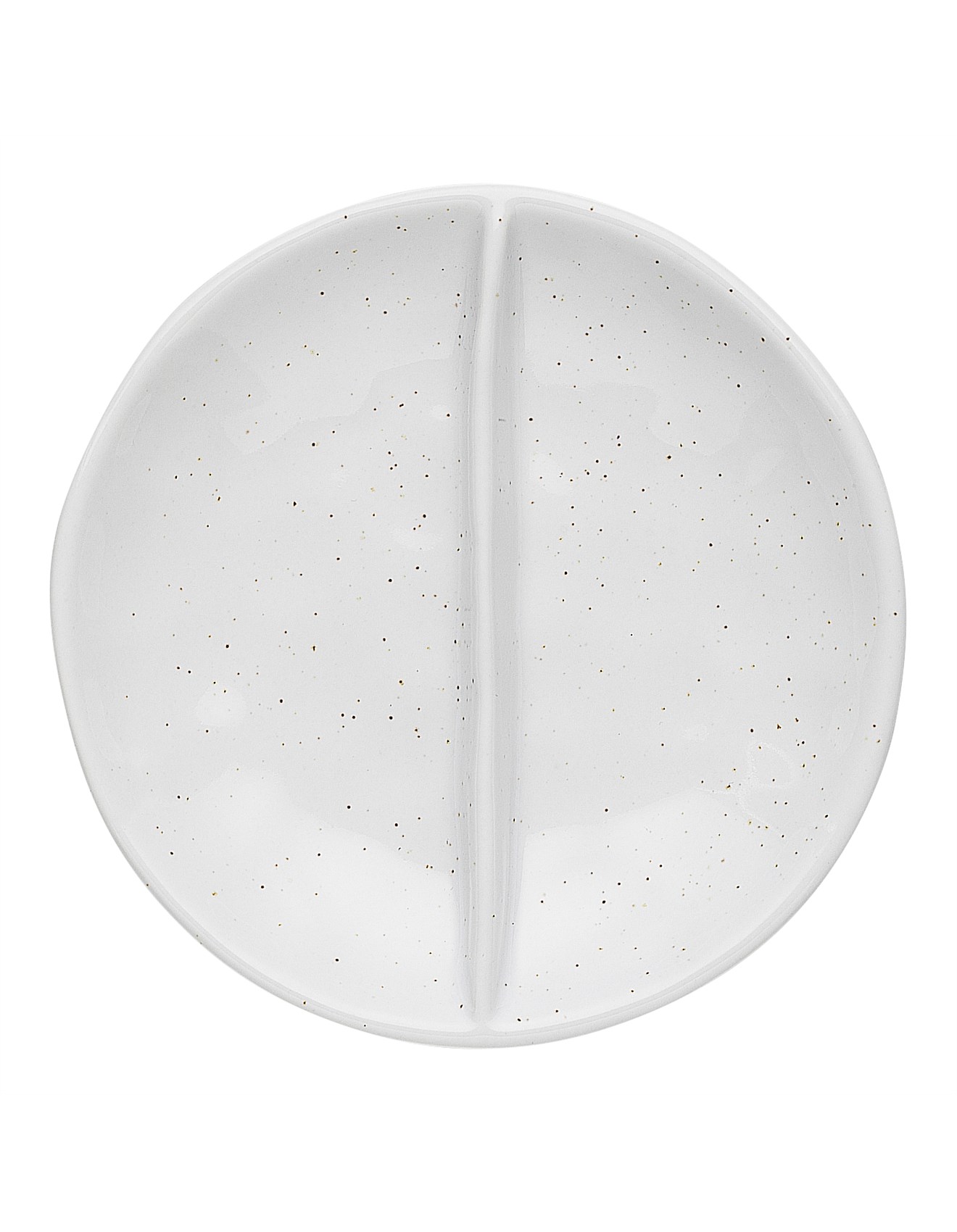 Ecology Speckle Salt & Pepper Pinch Dish 11cm Milk