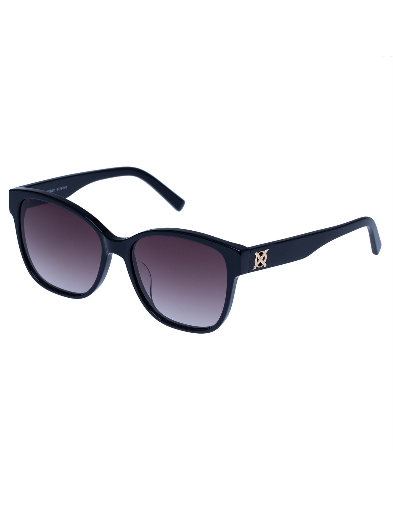 Oroton Shea Black Cat-Eye Sunglasses