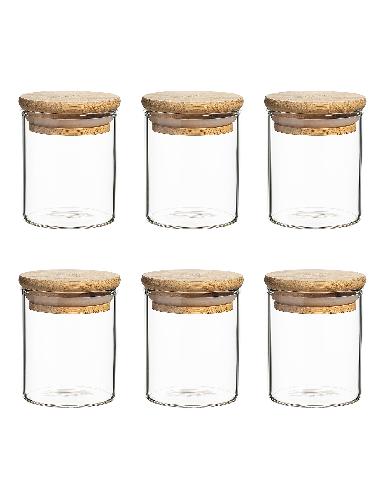 Ecology Pantry Round Spice Jar set of 6