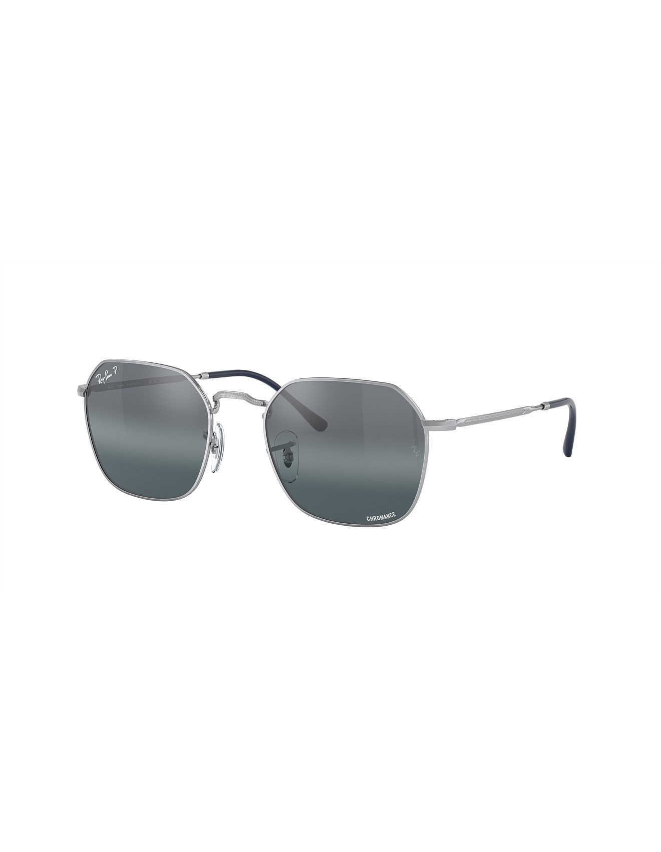 Ray-Ban JIM Irregular SILVER BLUE METAL Sunglasses