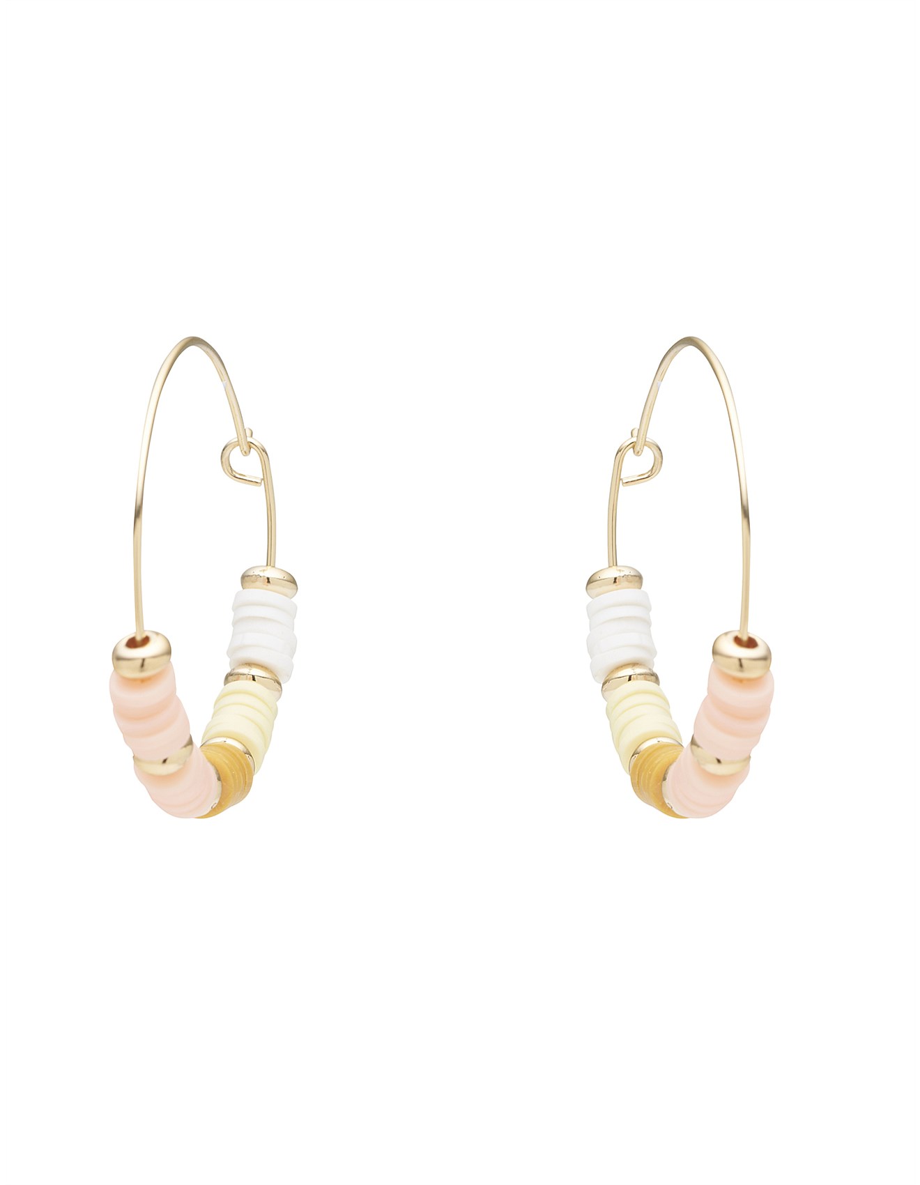 Marcs Women COLOURED DISC HOOPS