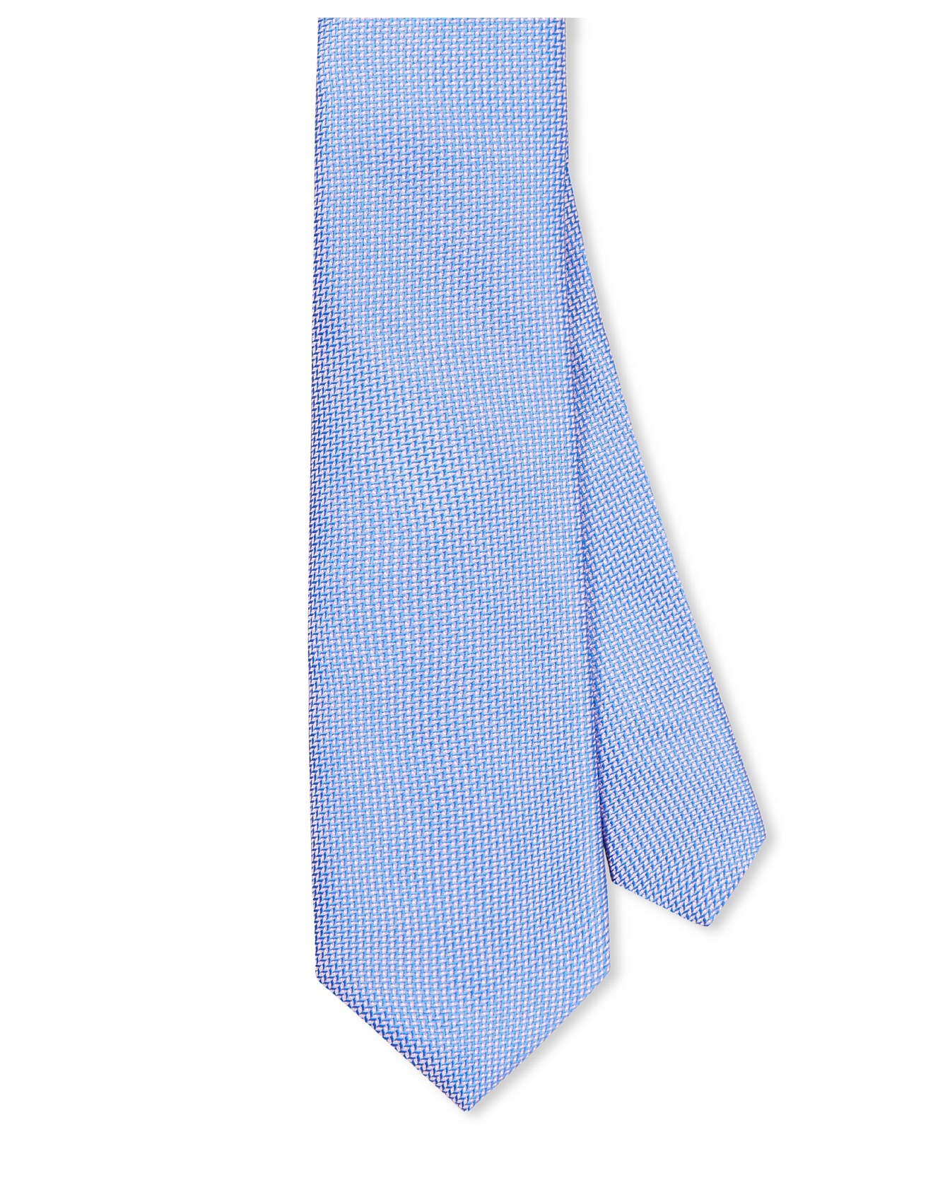 Van Heusen BLUE CHECK POLY TIE