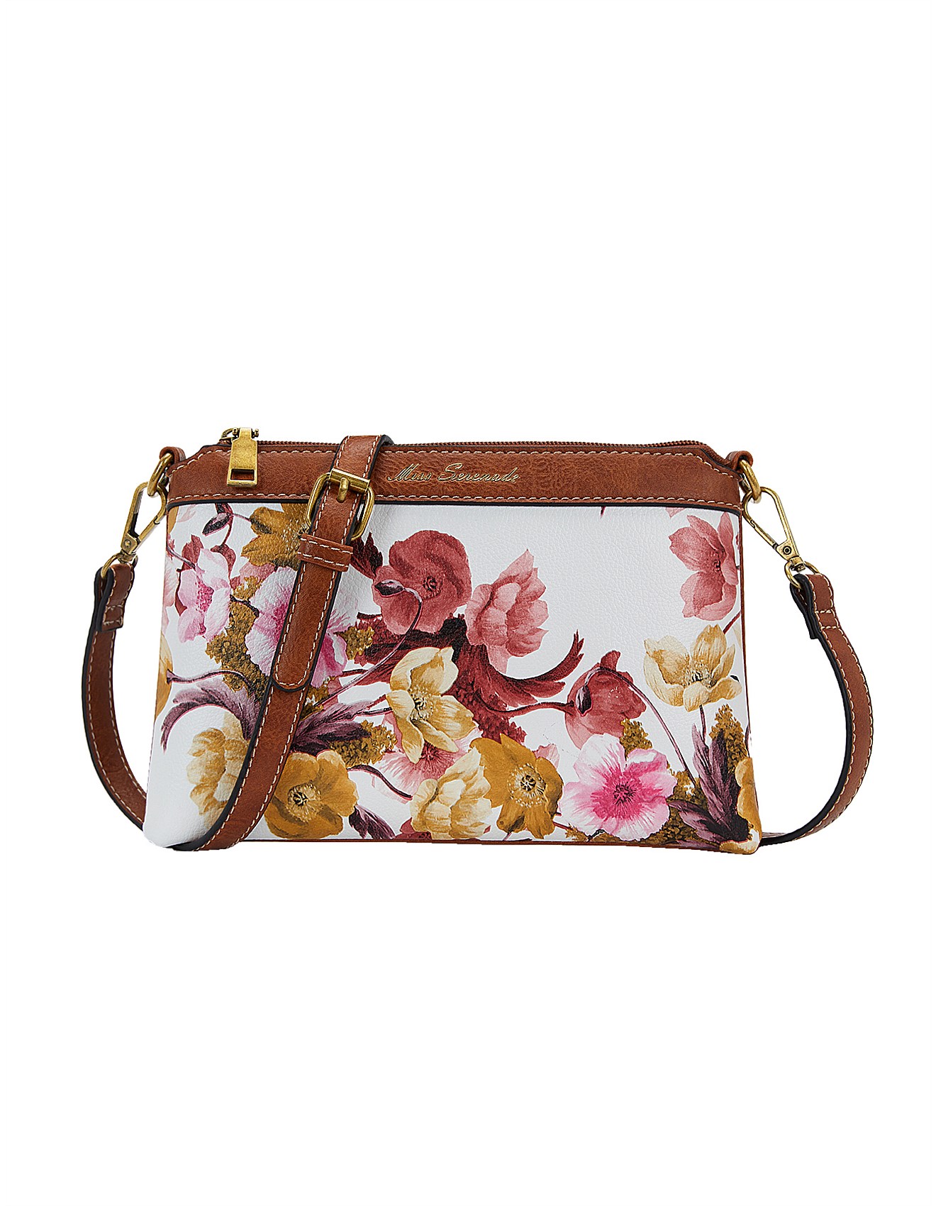 Serenade SABRINA VEGAN FLORAL XBODY BAG