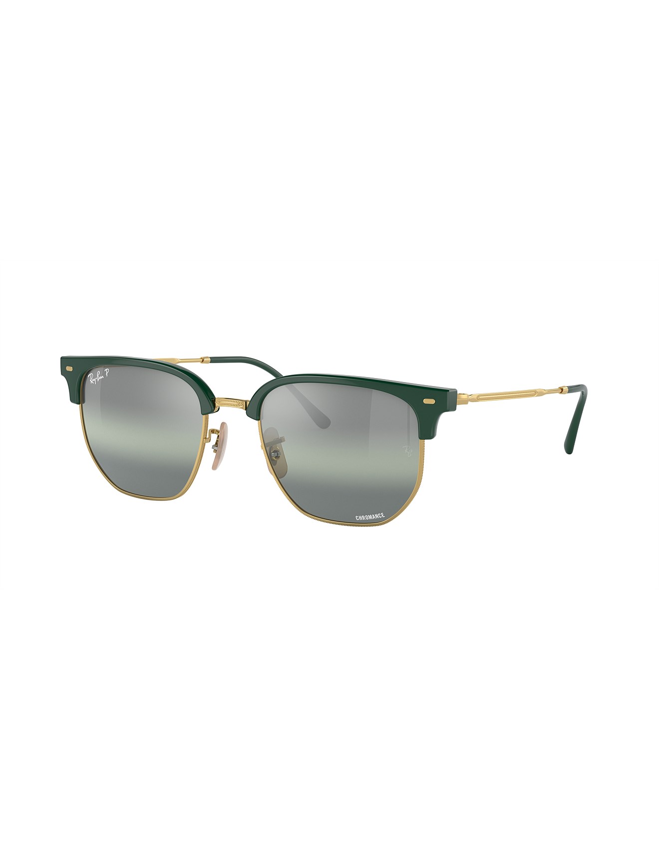 Ray-Ban CLUBMASTER Irregular GREEN Sunglass