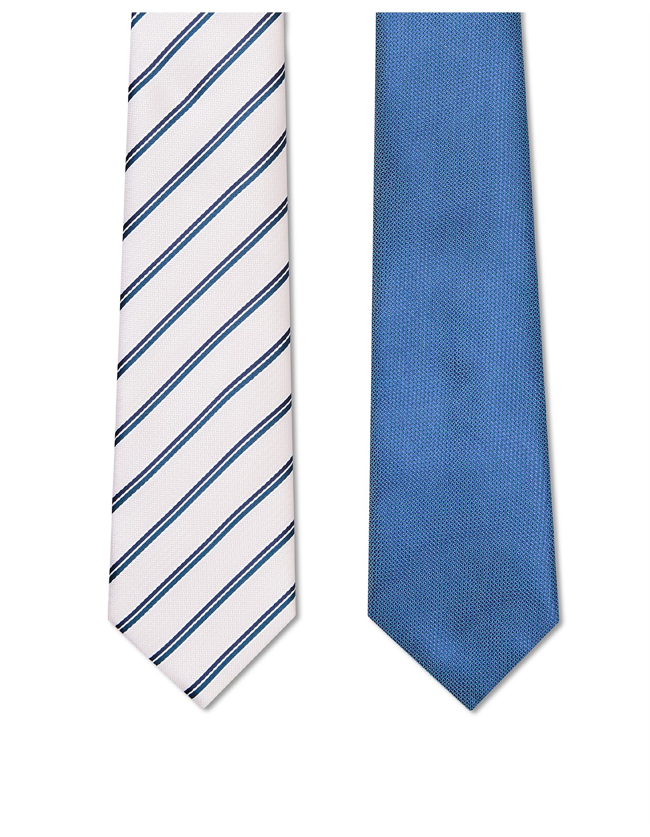 Geoffrey Beene 2PK PINK STRIPE TIE SET