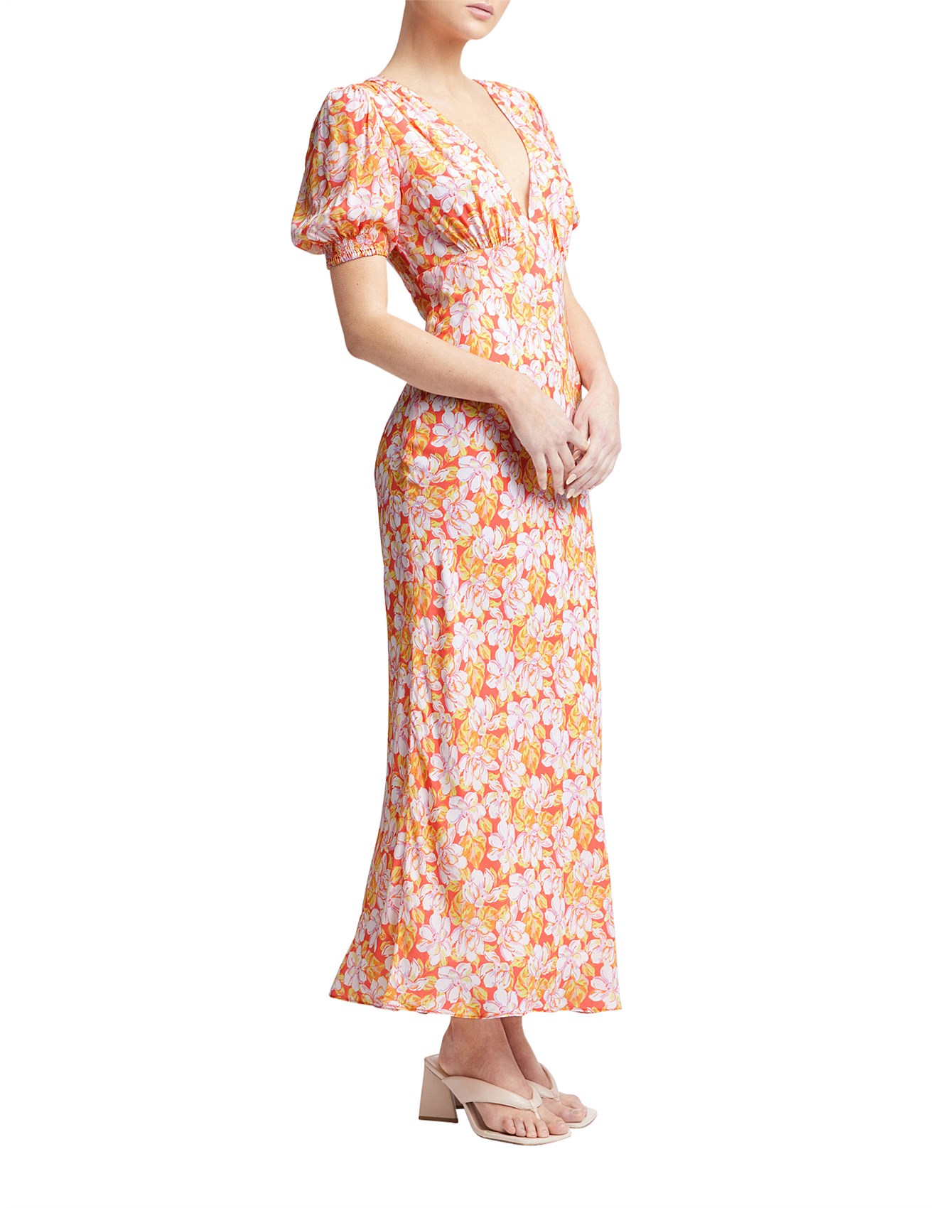 Steele Moana short sleeve maxi Dress in maui