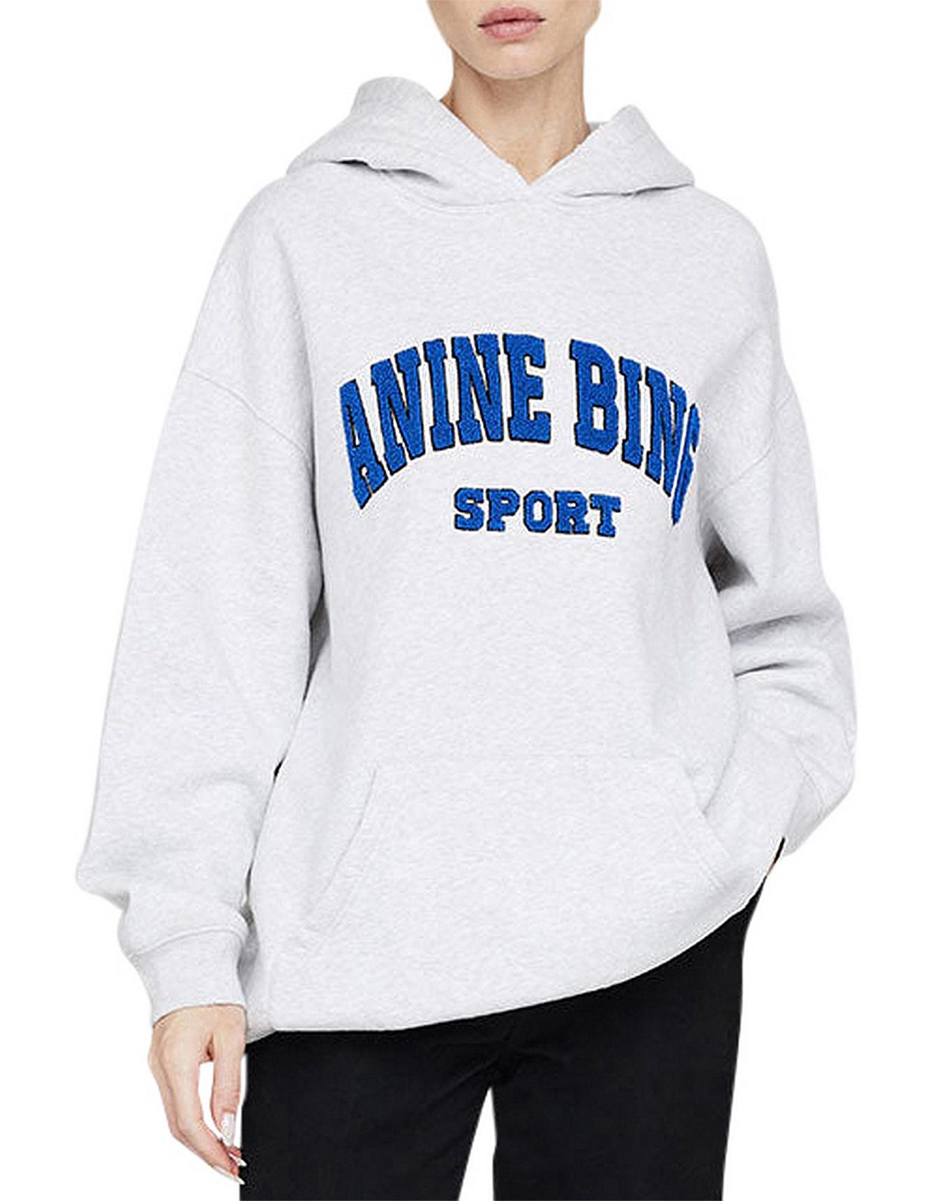 ANINE BING Tyler Hoodie Heather Grey