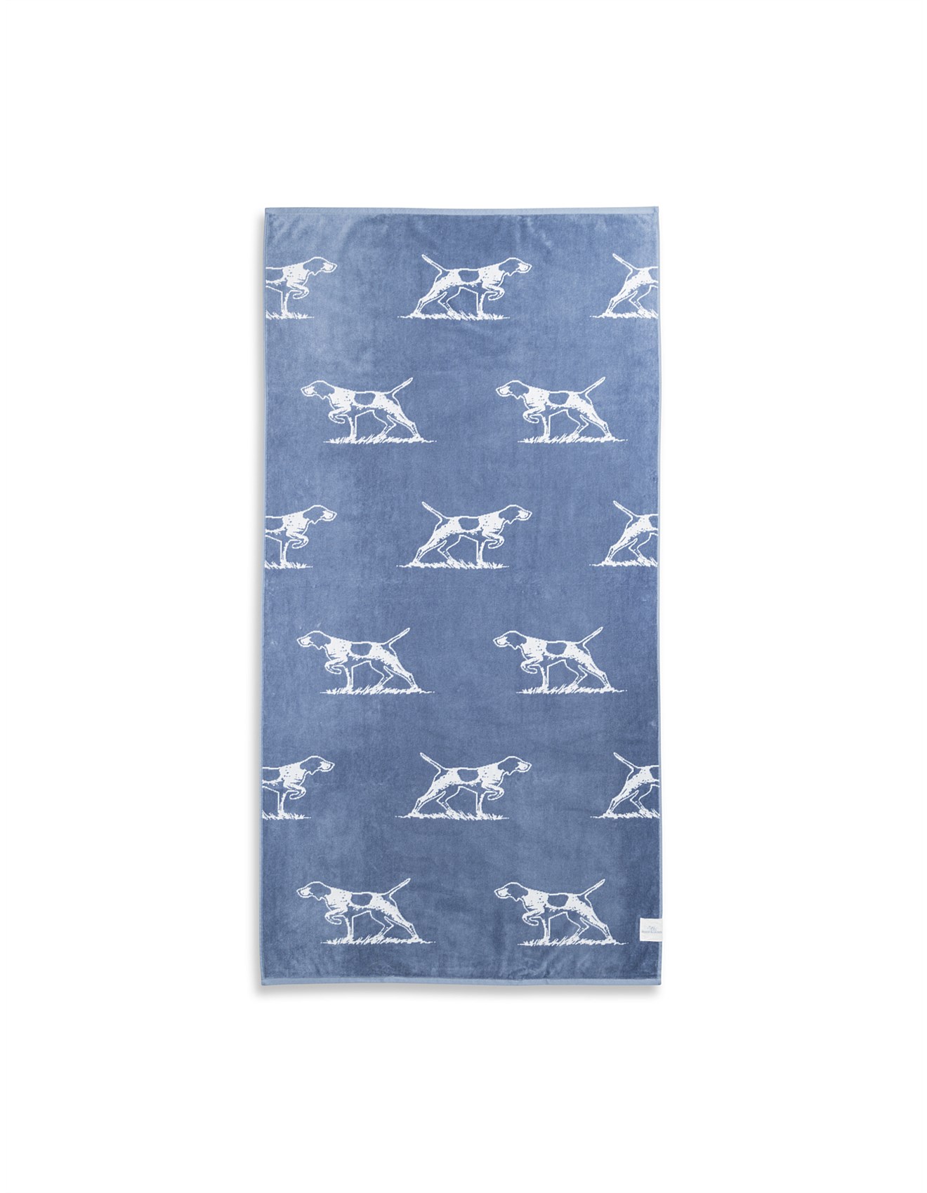 Rodd & Gunn DOG DAYS BEACH TOWEL - DENIM - WHITE